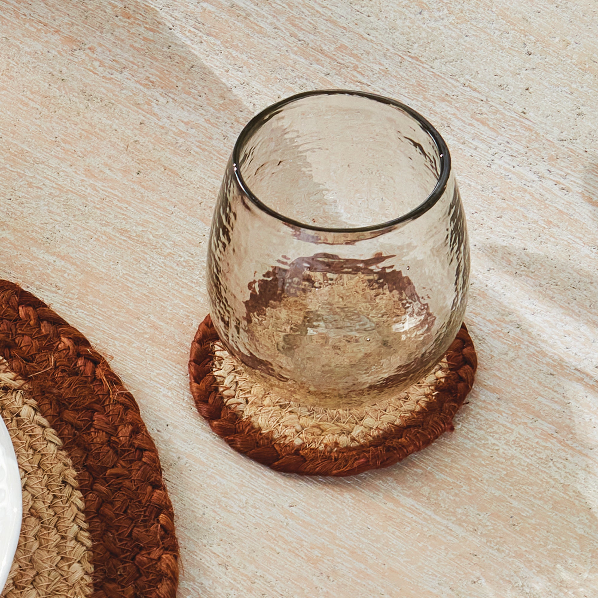 Natural Weave Coasters, Set of 4