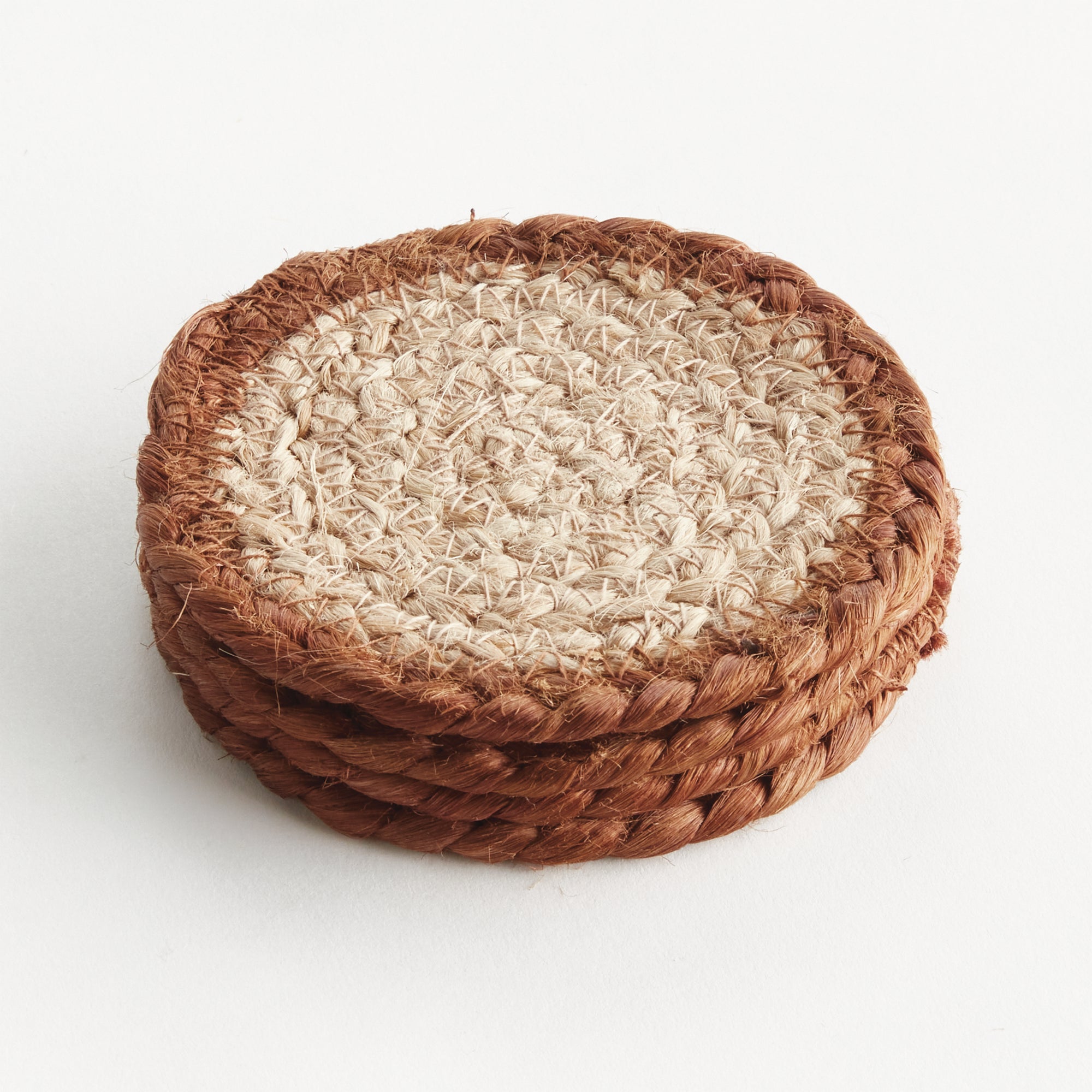 Natural Weave Coasters, Set of 4