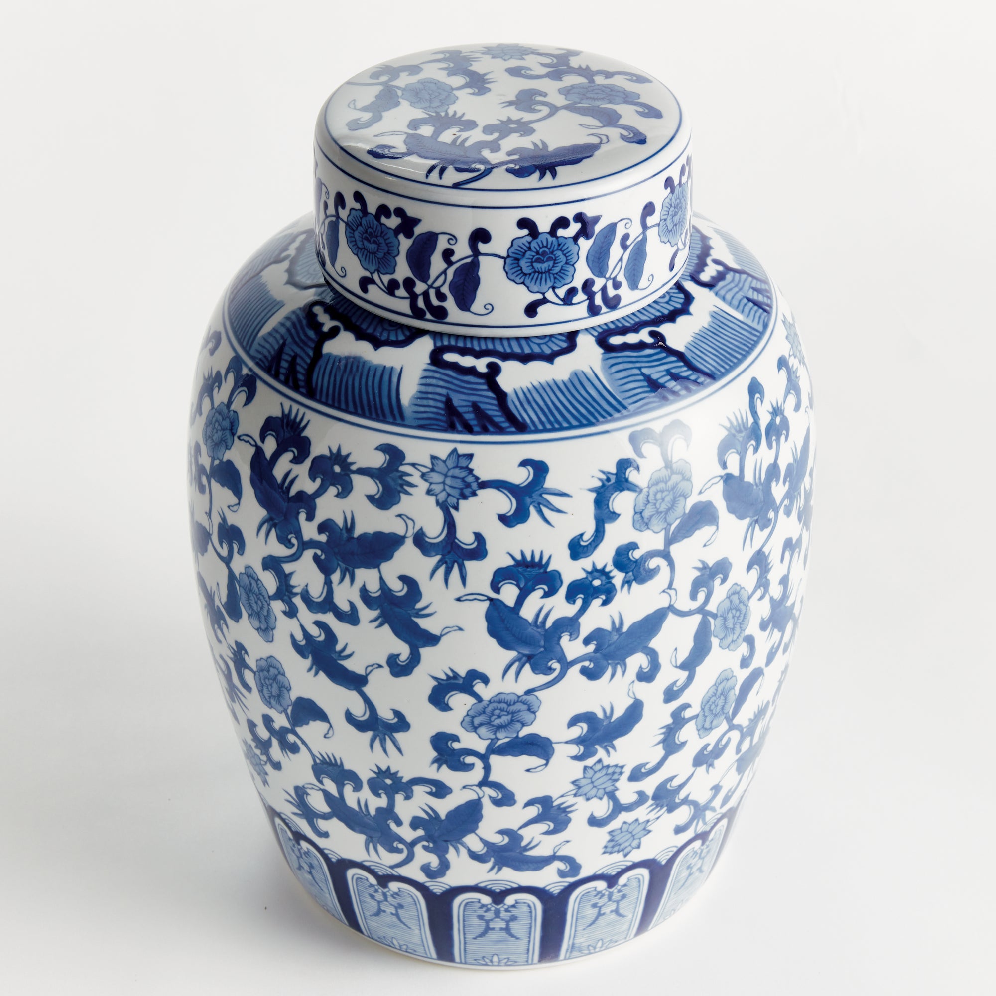 Farrow Dynasty Blossom Lidded Jar