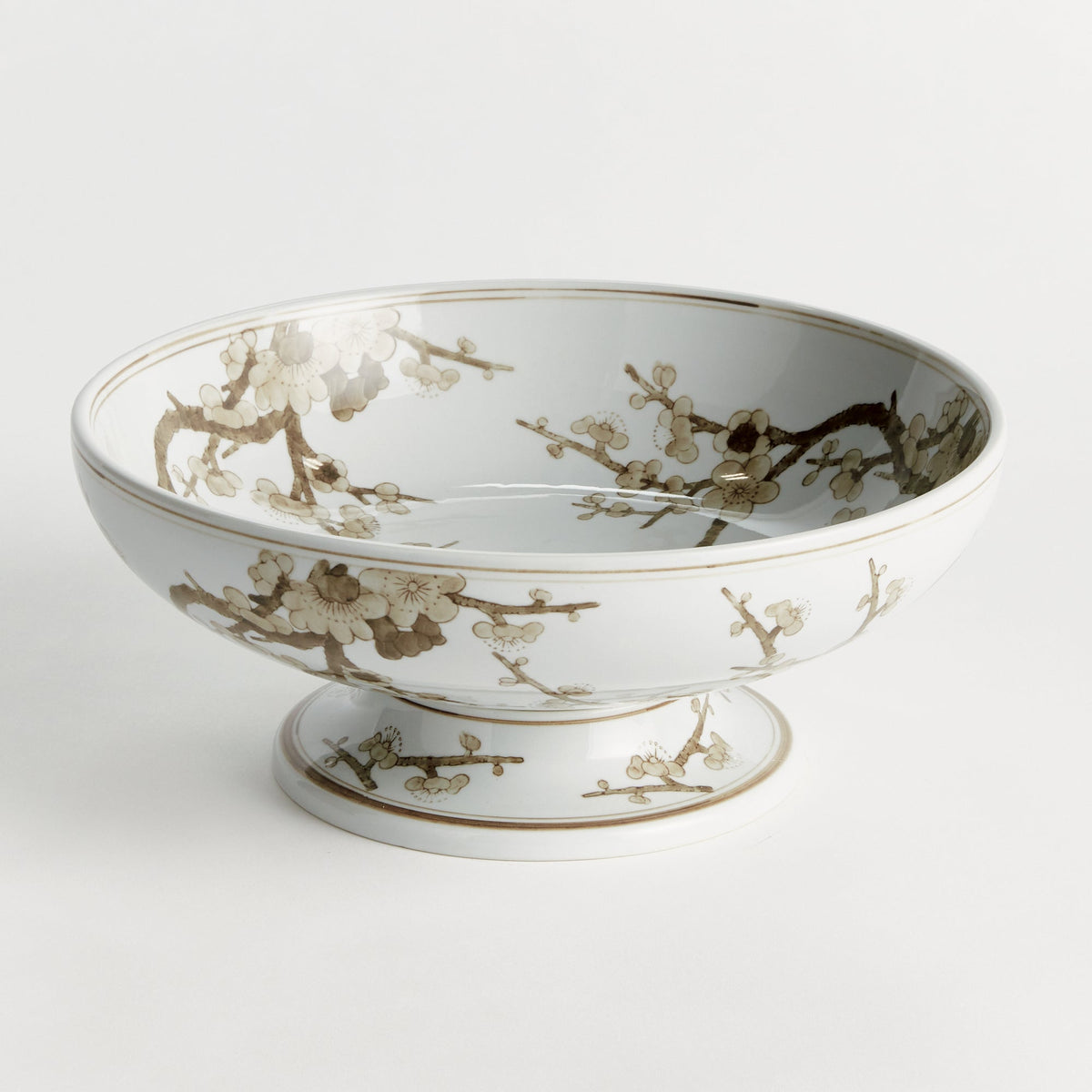 Empress Decorative Footed Bowl in brown