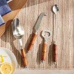BARCLAY BUTERA KEYSTONE COCKTAIL ACCESSORIES, SET OF 4