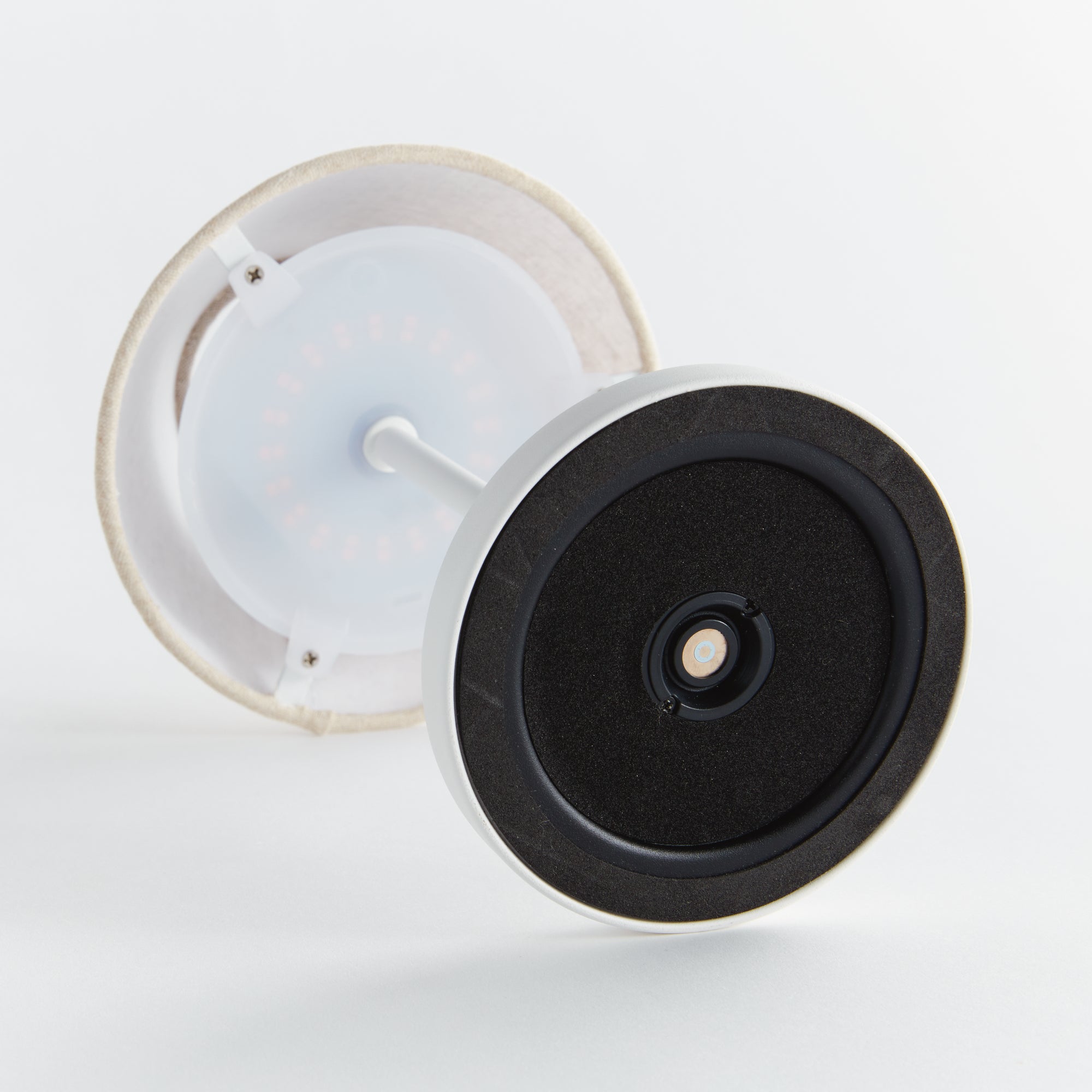 Levi Cordless Lamp Linen Shade 10"