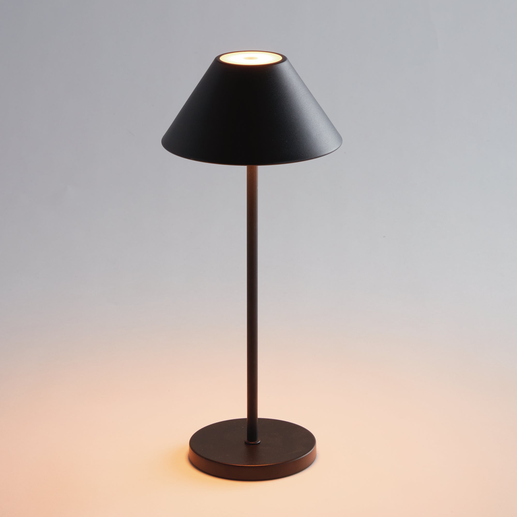 Levi Cordless Lamp Metal Shade