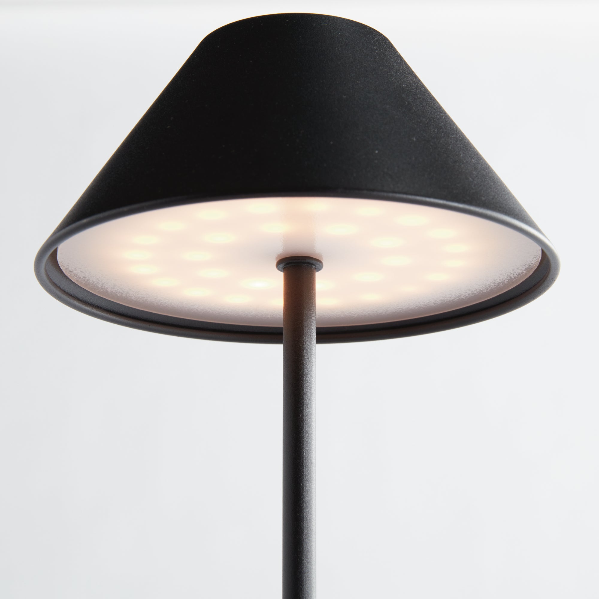 Levi Cordless Lamp Metal Shade