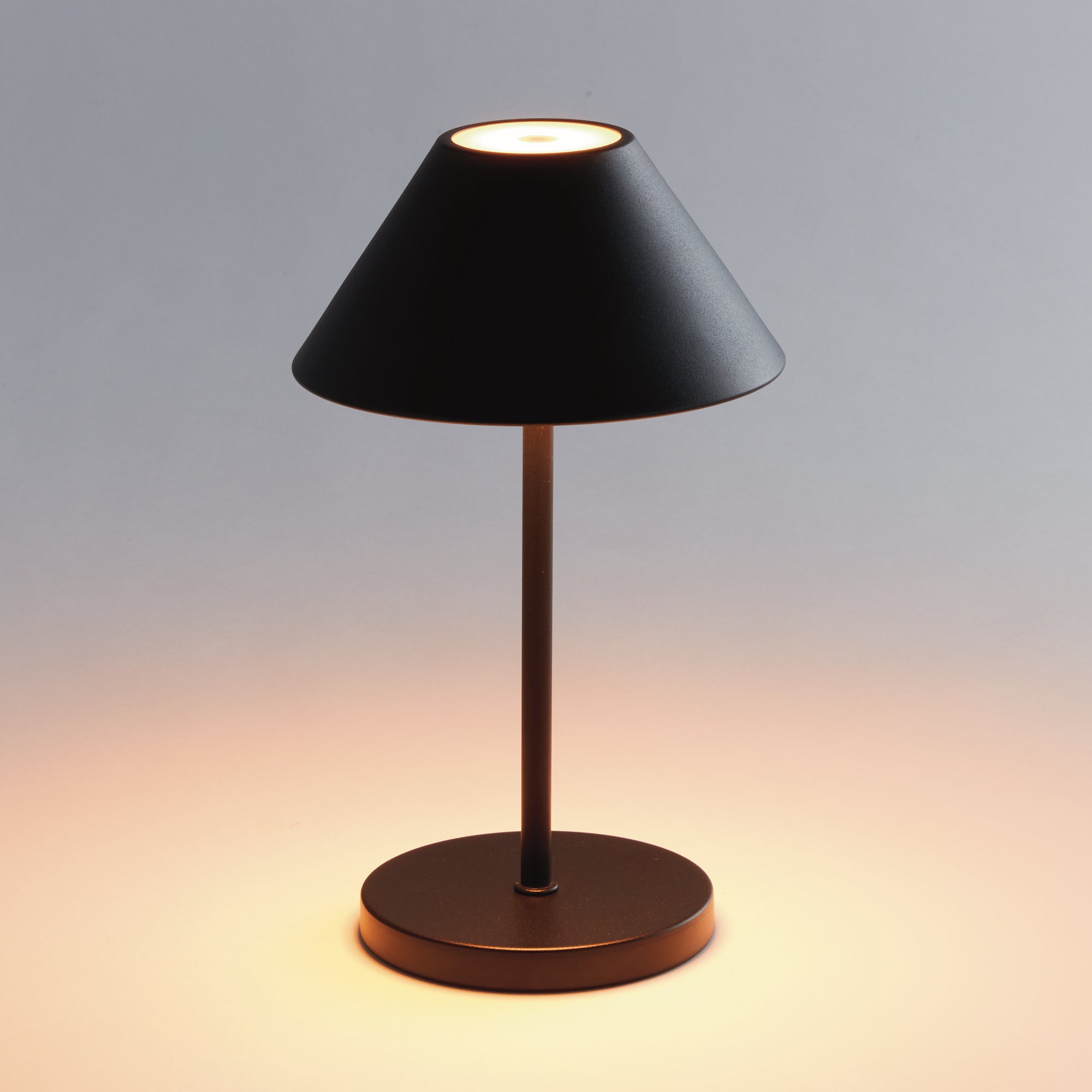 Levi Cordless Lamp Metal Shade