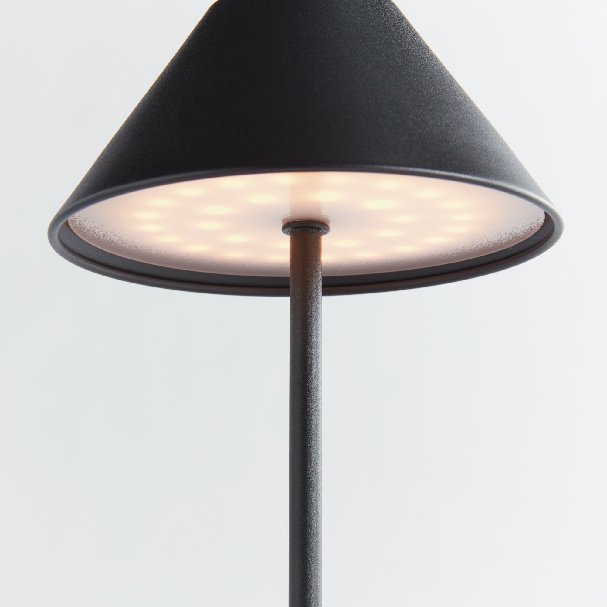 Levi Cordless Lamp Metal Shade