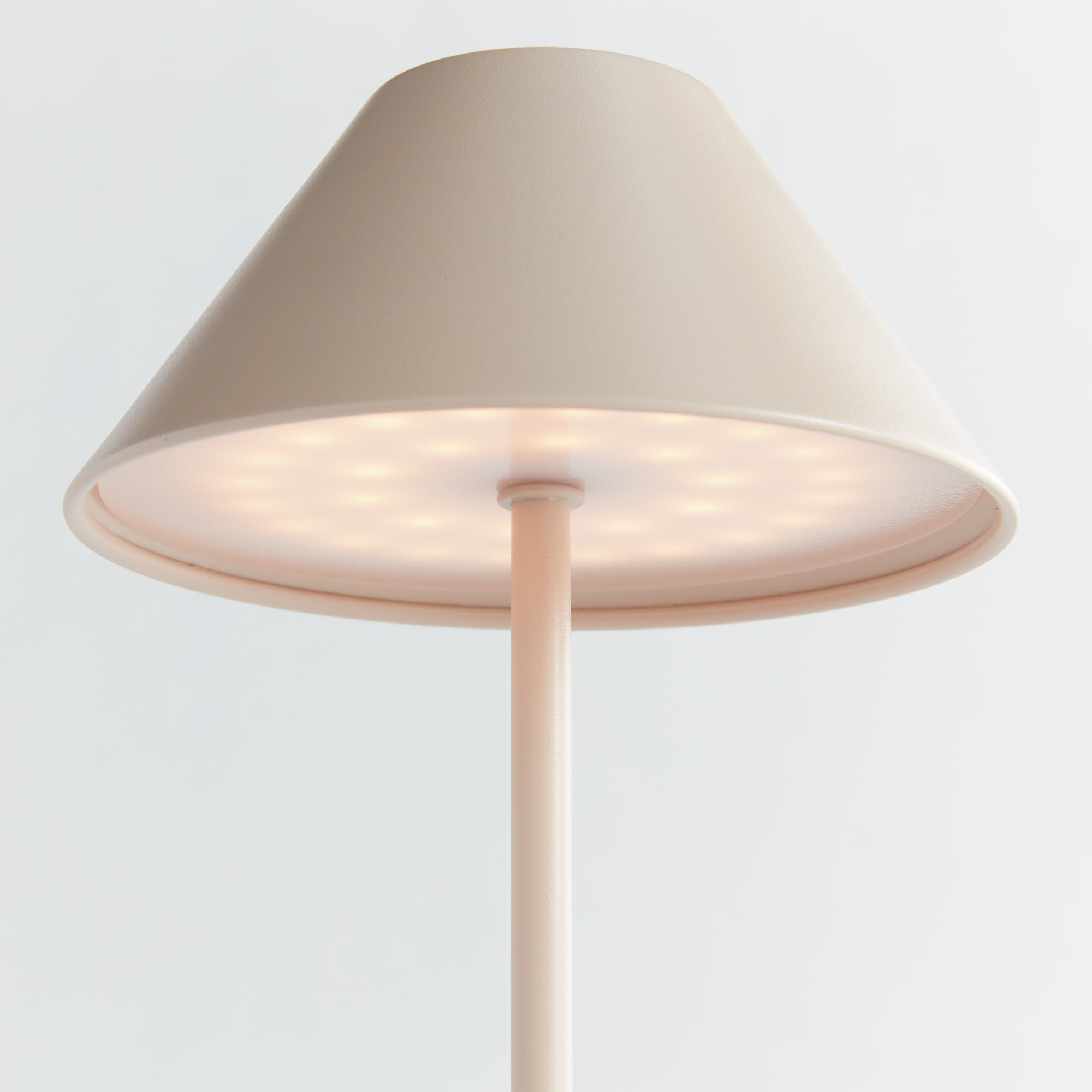 Levi Cordless Lamp Metal Shade