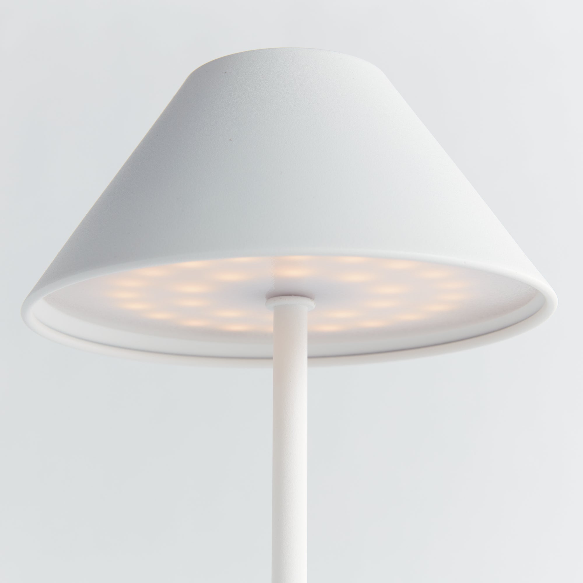 Levi Cordless Lamp Metal Shade