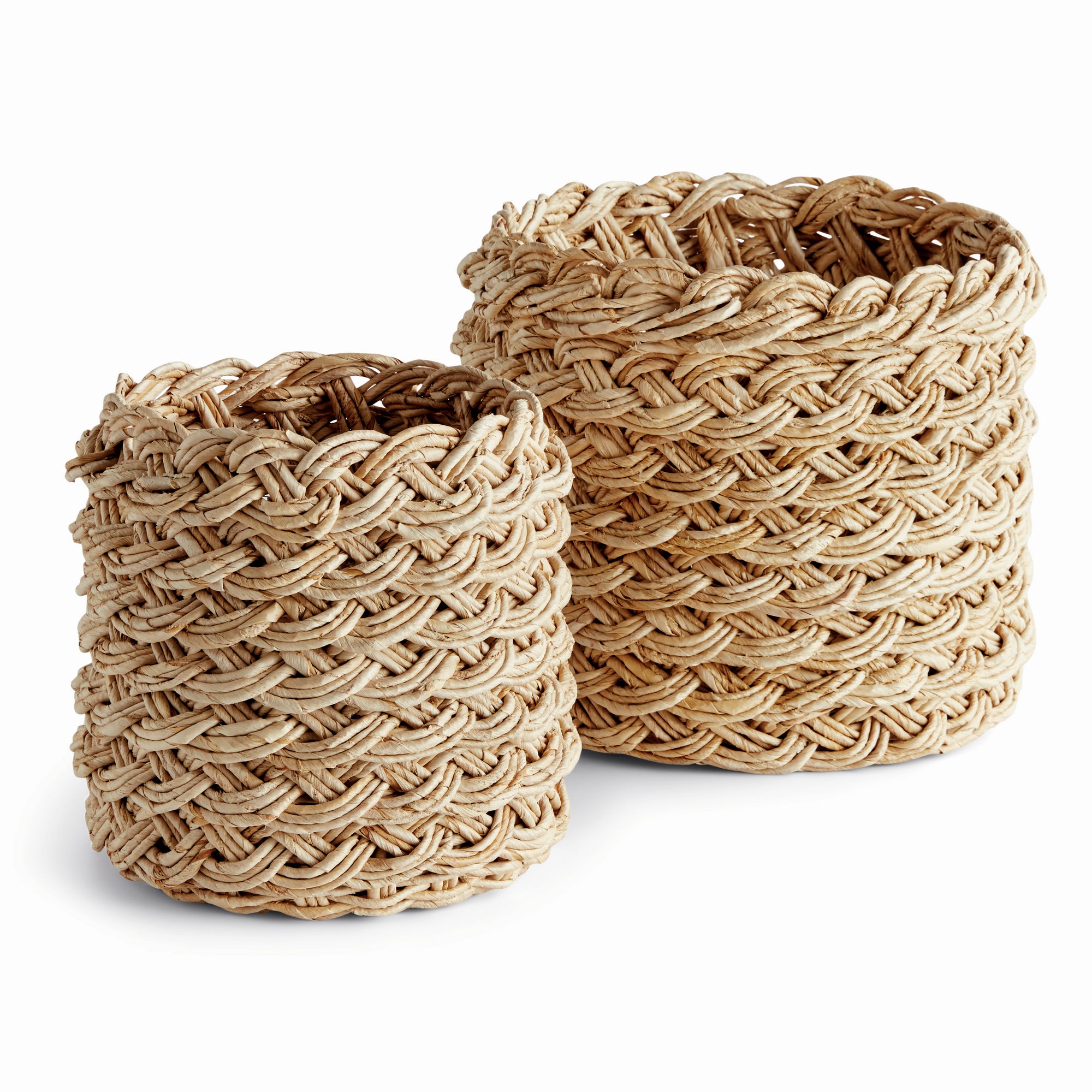 Aerin Braided Storage Baskets Set of 2