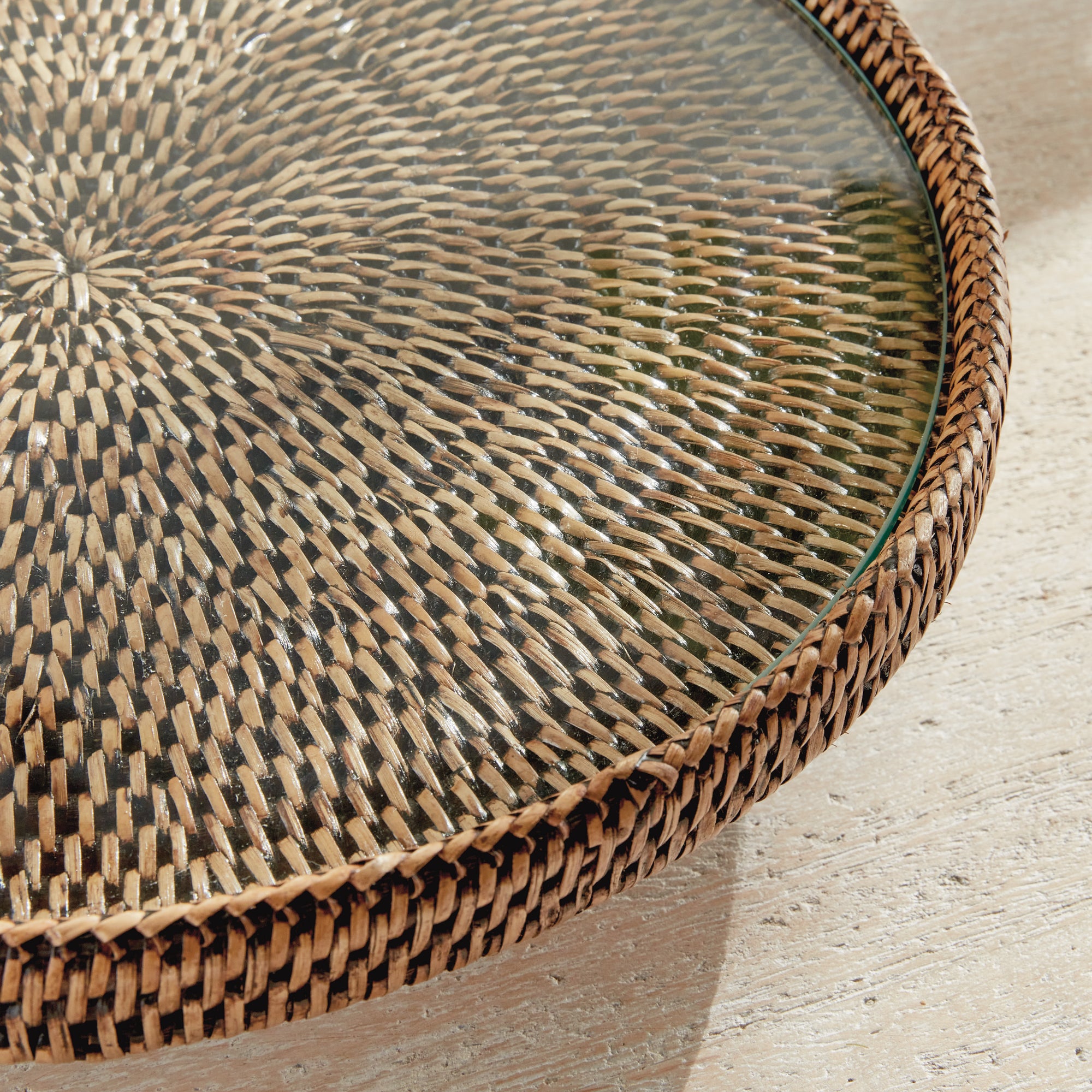 Zoe Rattan Serving Stand