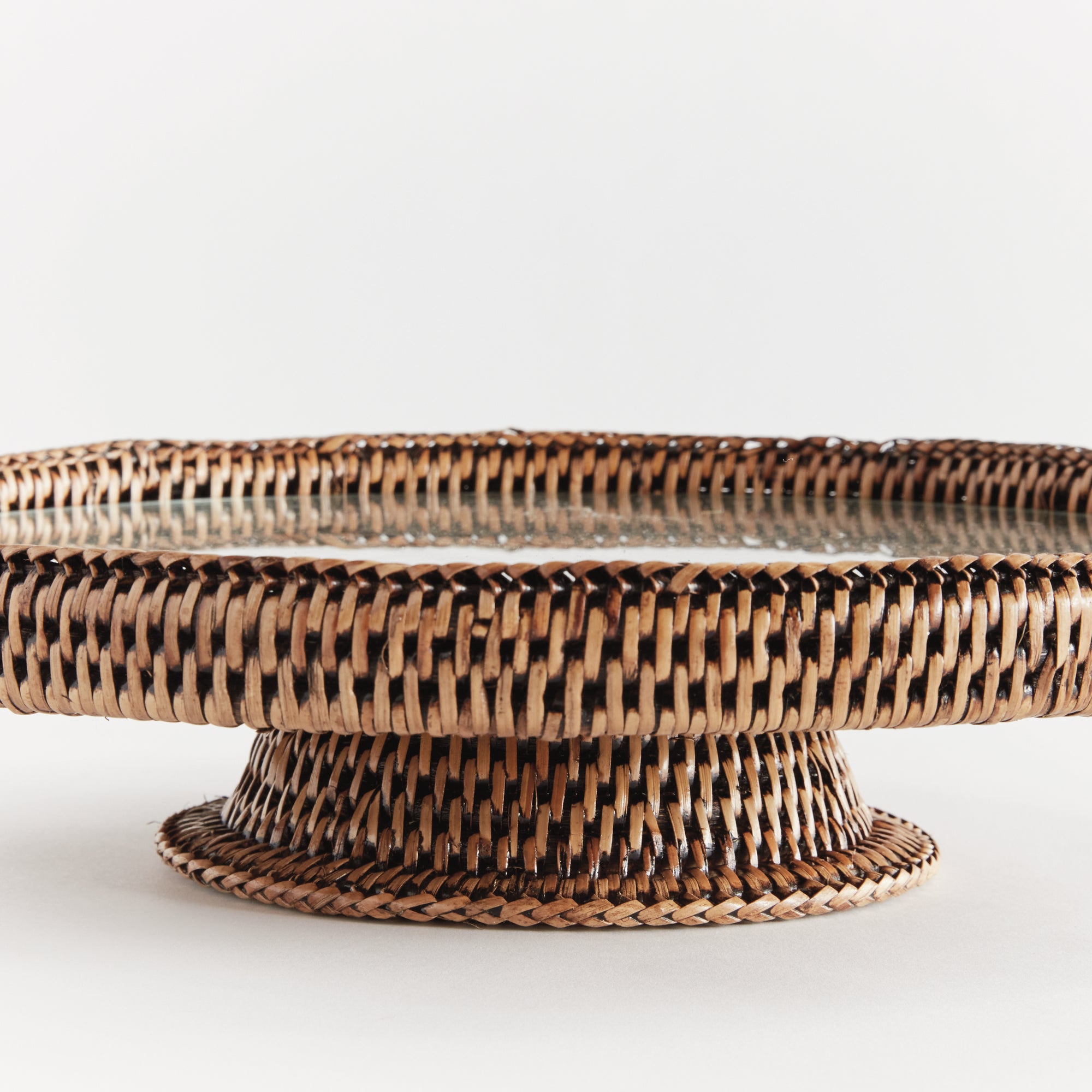 Zoe Rattan Serving Stand