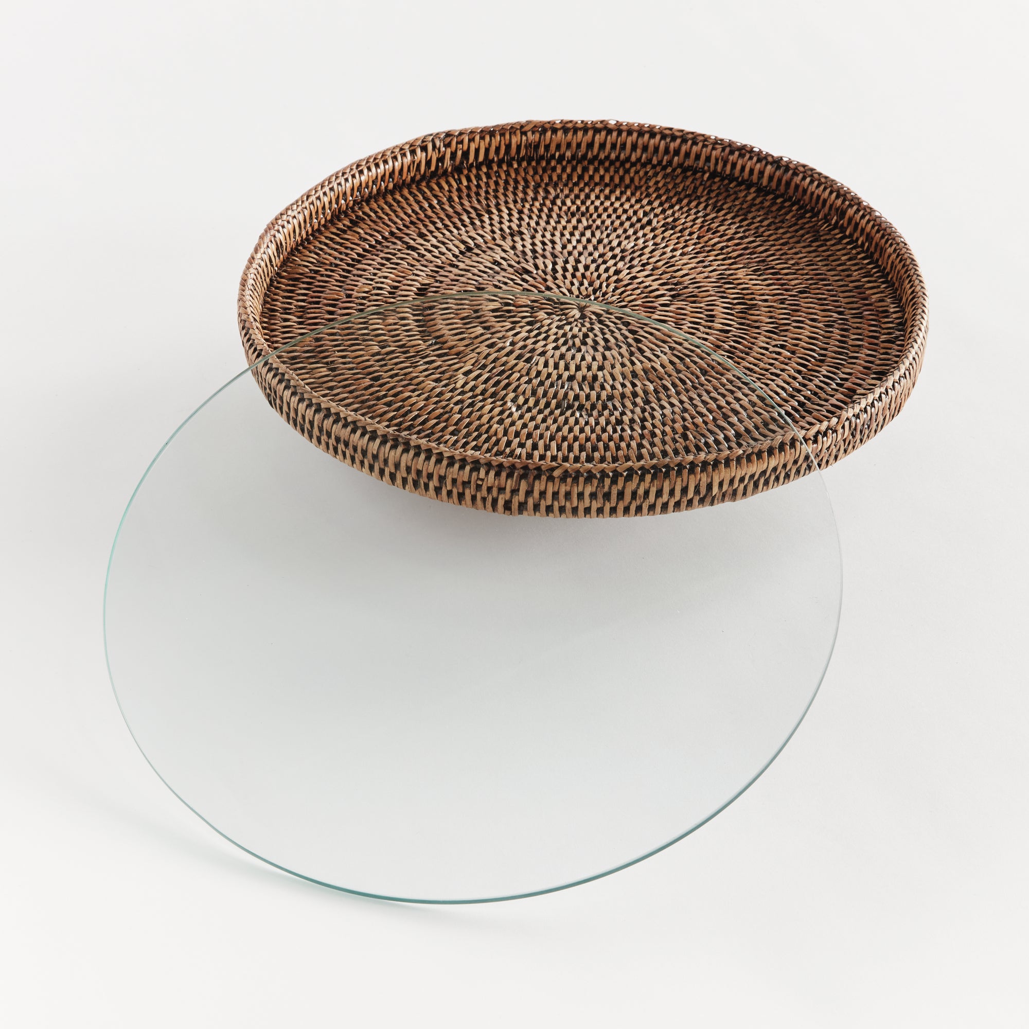 Zoe Rattan Serving Stand