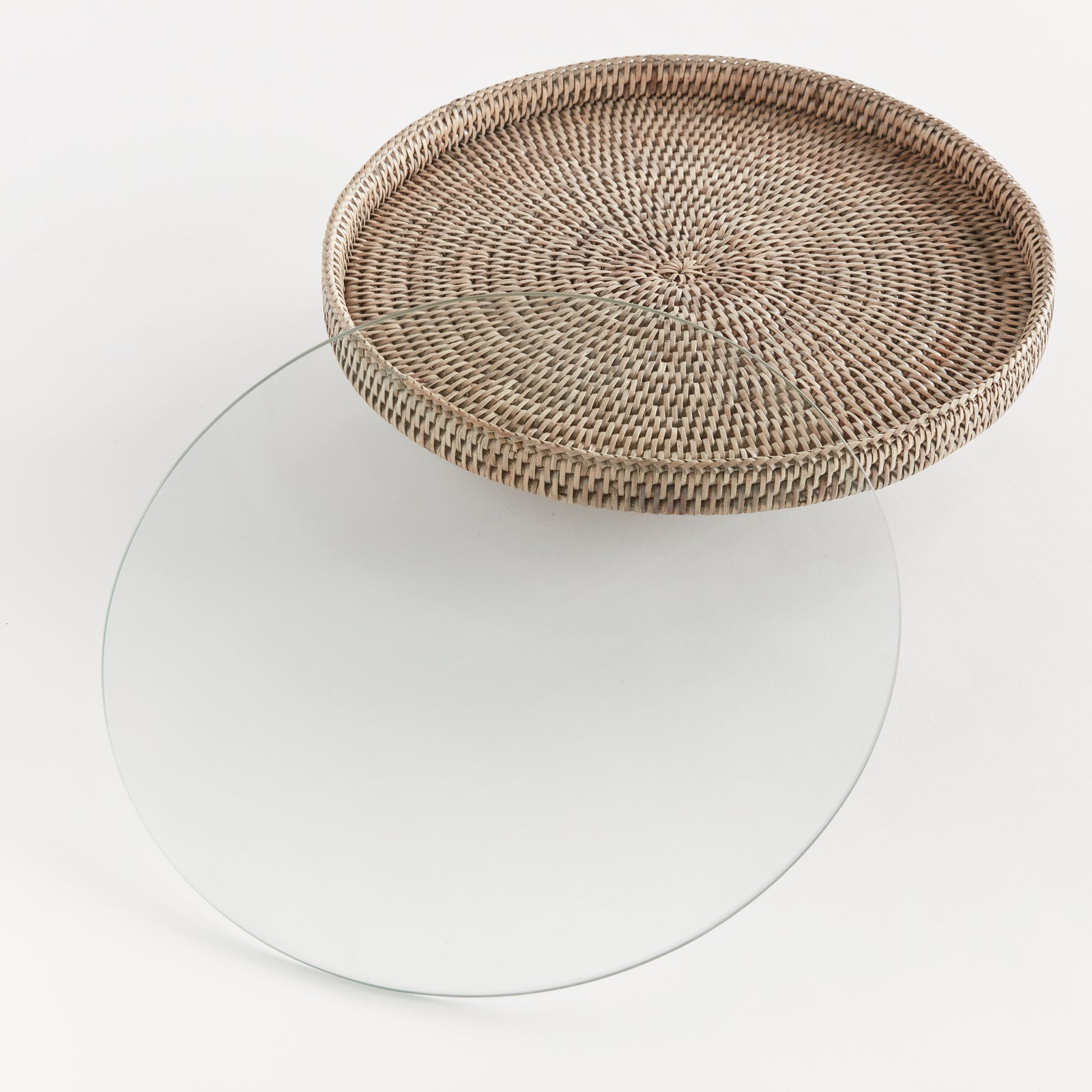 Zoe Rattan Serving Stand