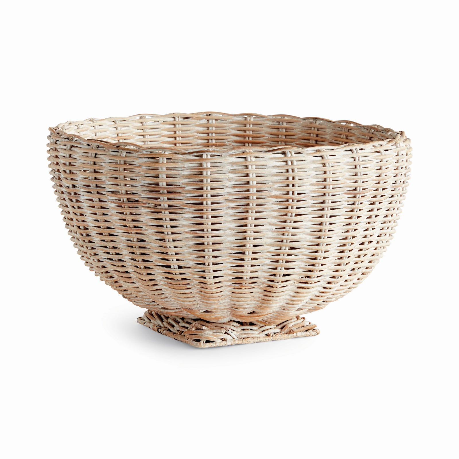 Chuck Rattan Footed Bowl Small