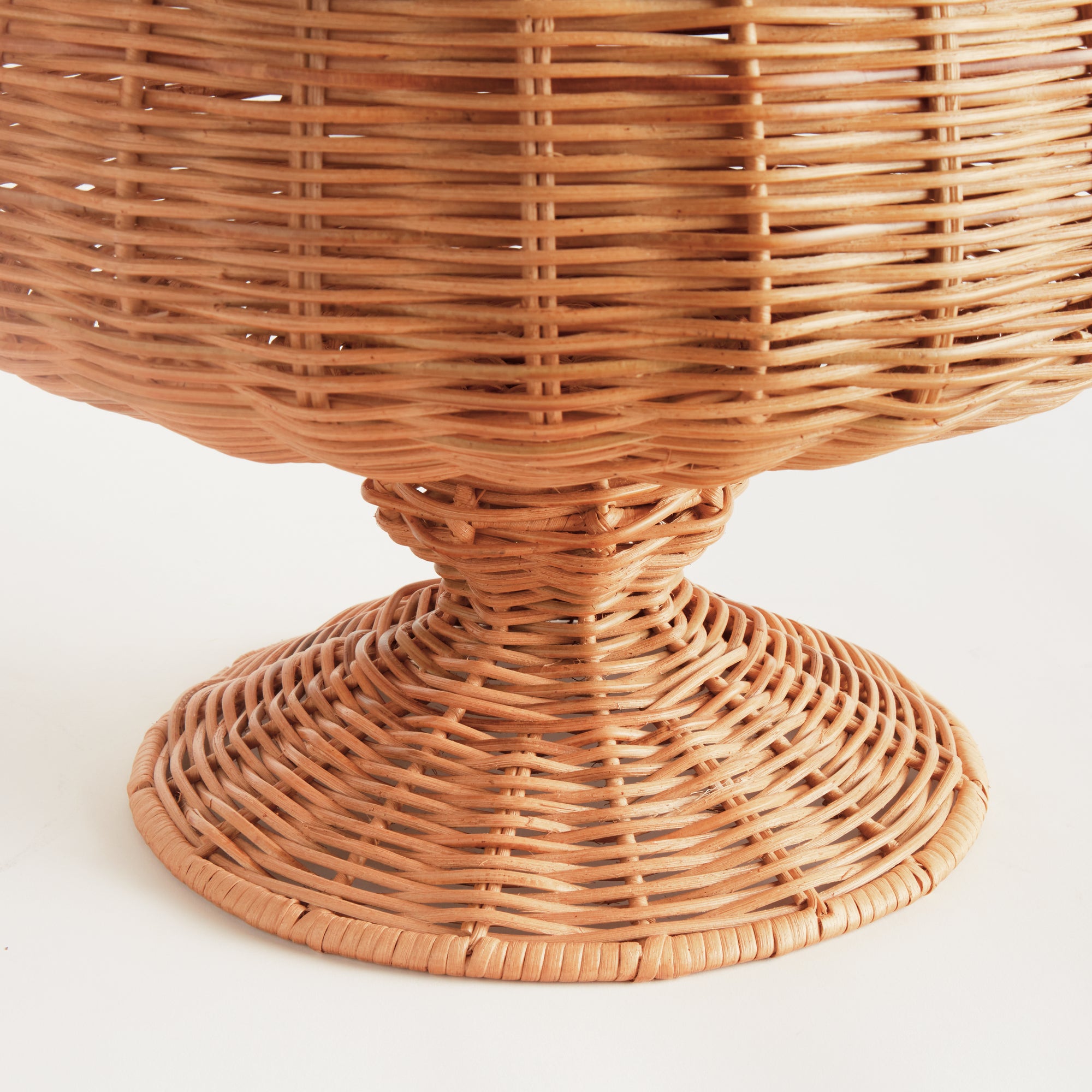 Calder Rattan Footed Urn