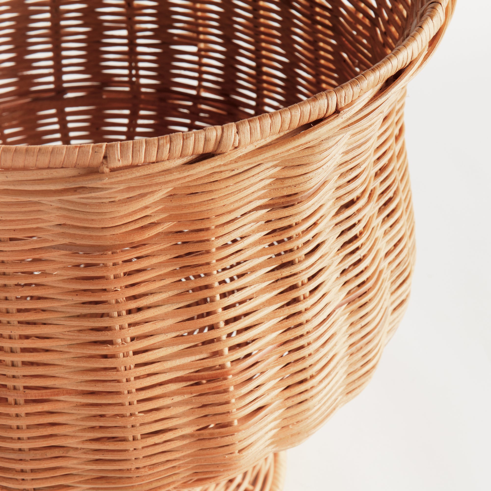 Calder Rattan Footed Urn