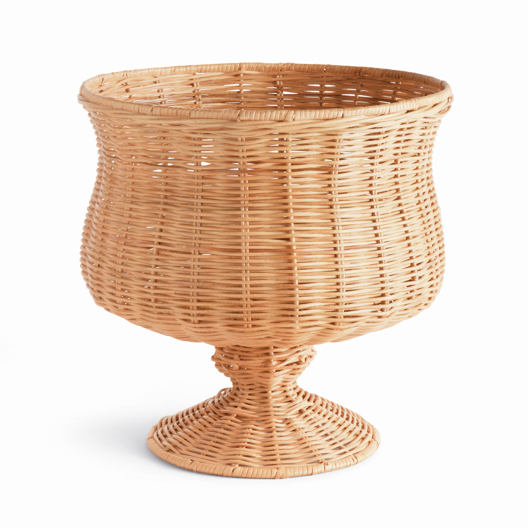 Calder Rattan Footed Urn