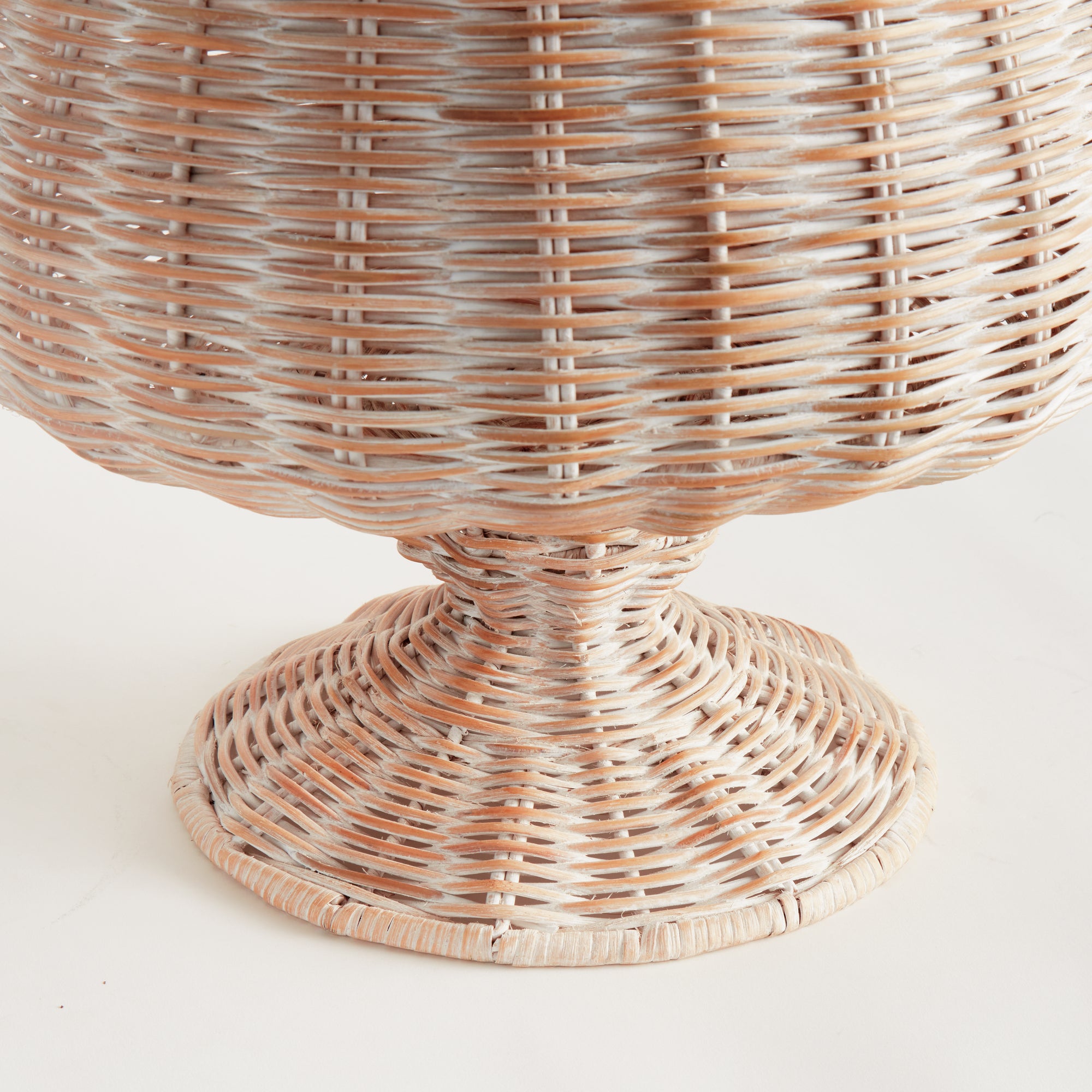 Calder Rattan Footed Urn