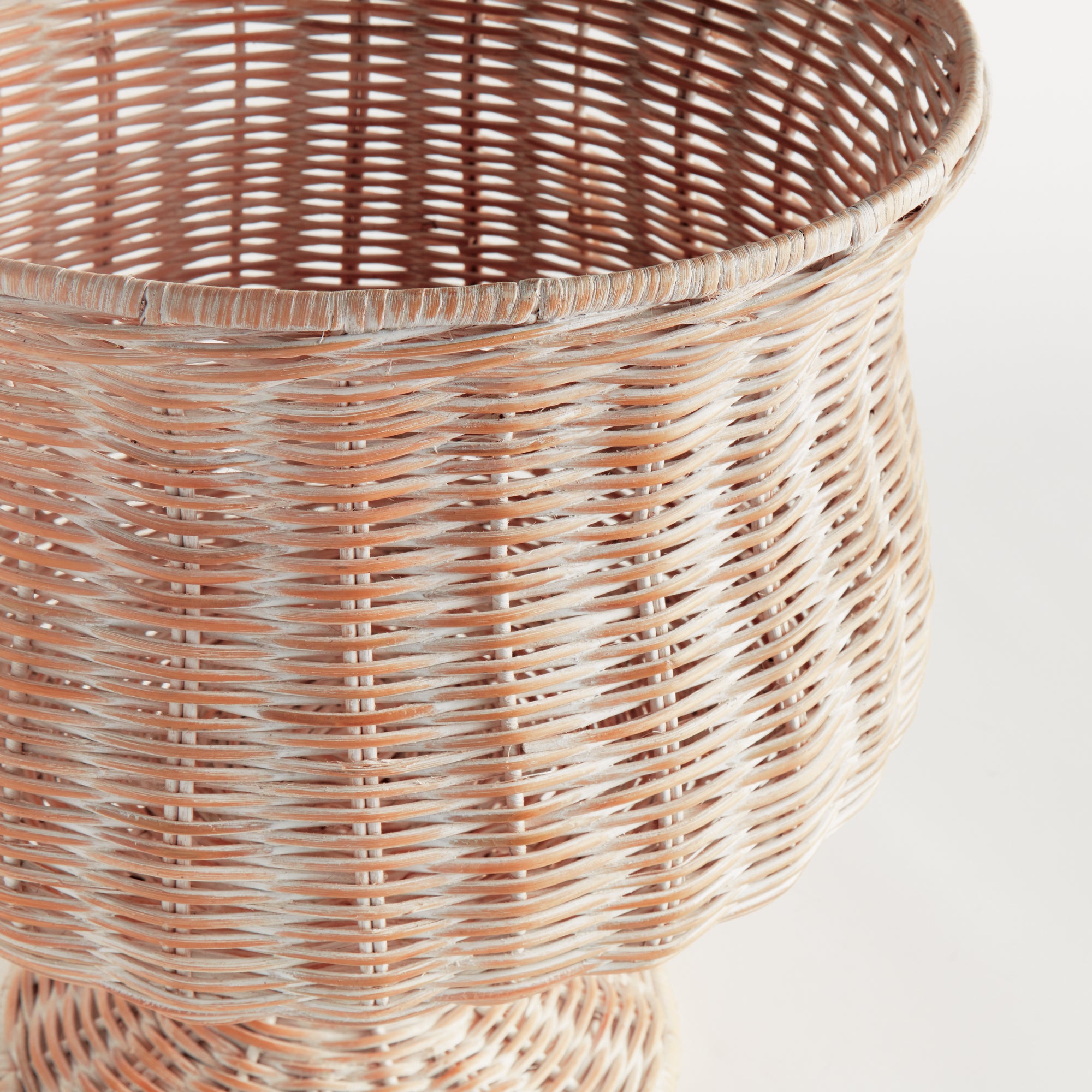 Calder Rattan Footed Urn