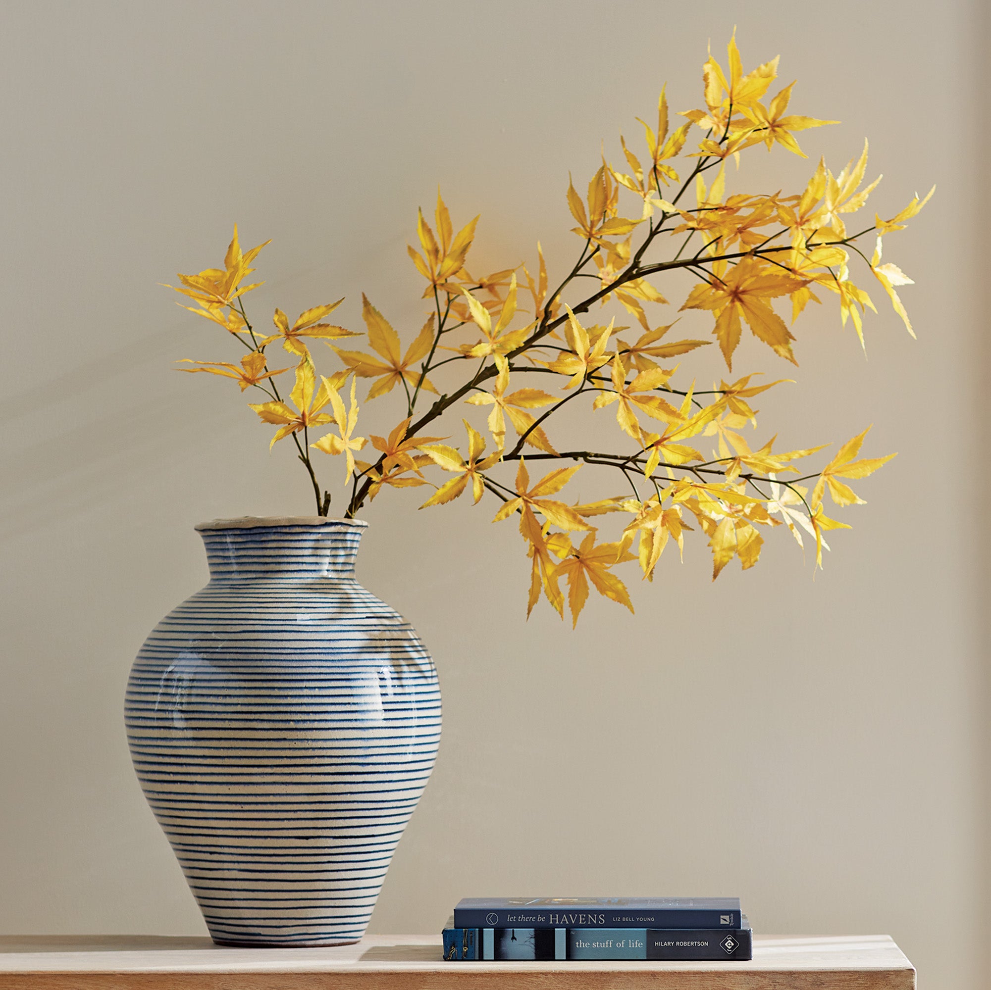 Autumn Leaf Branches 41" Set of 2