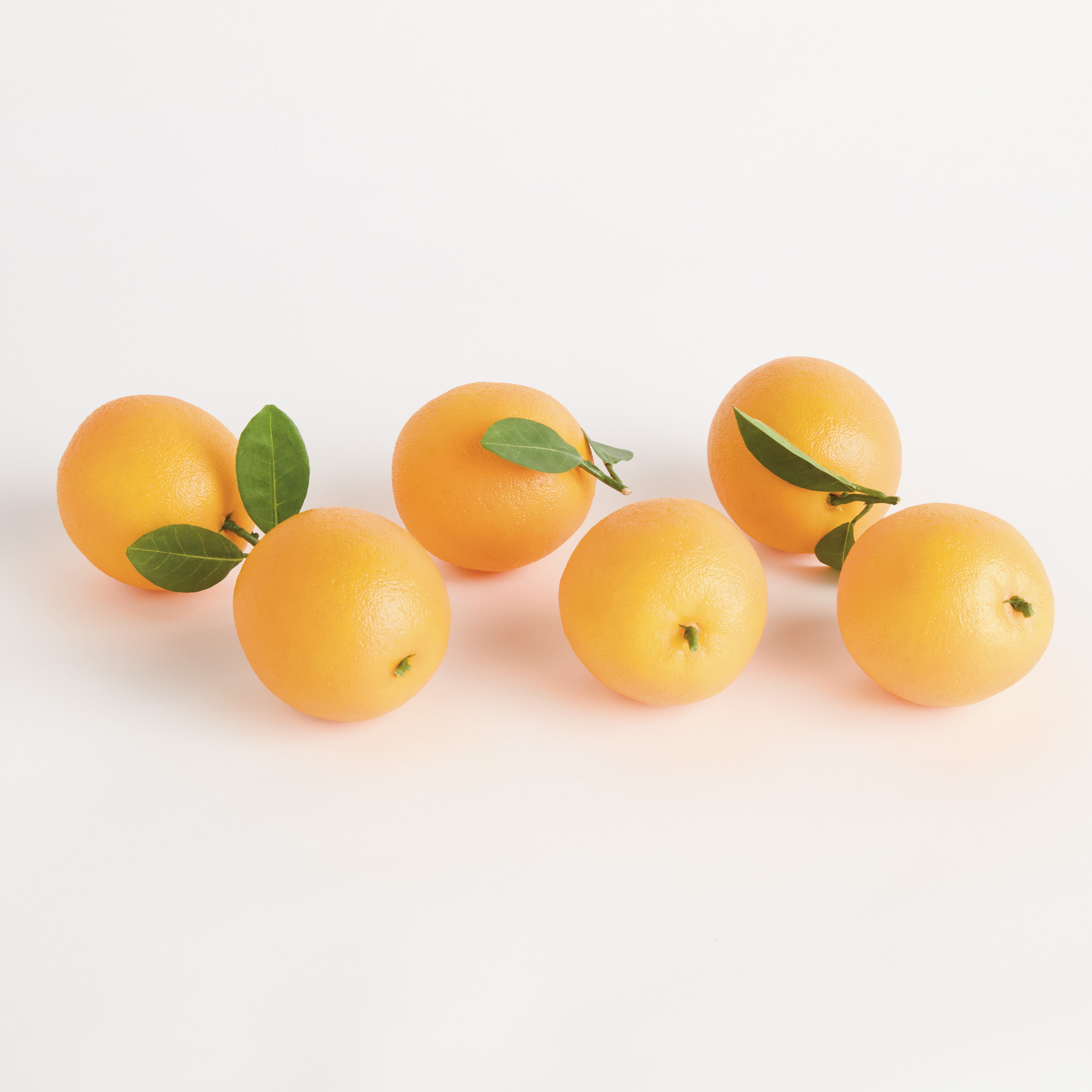 Artificial Oranges Assorted, Set of 6