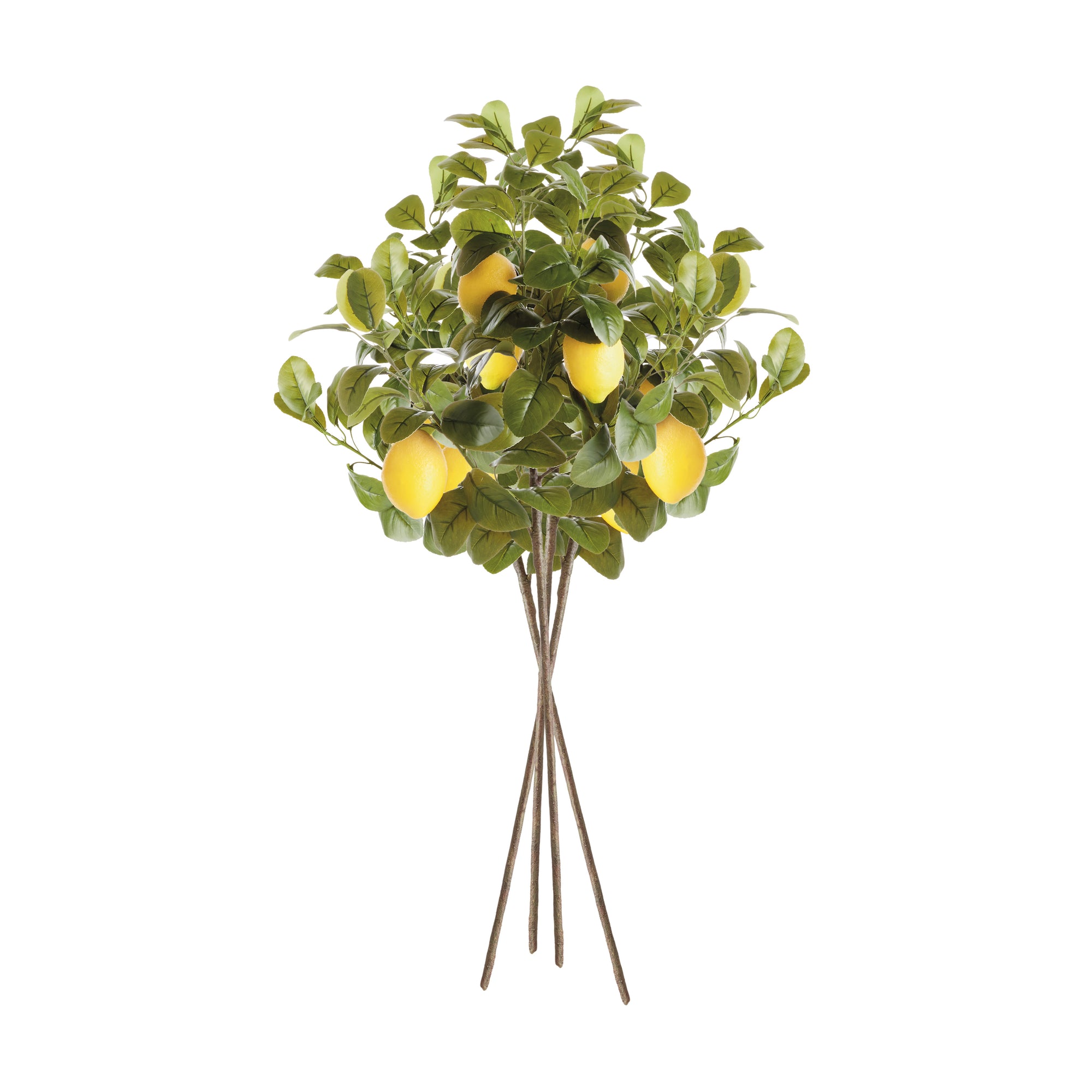 Artificial Lemon Stems - Set of 4