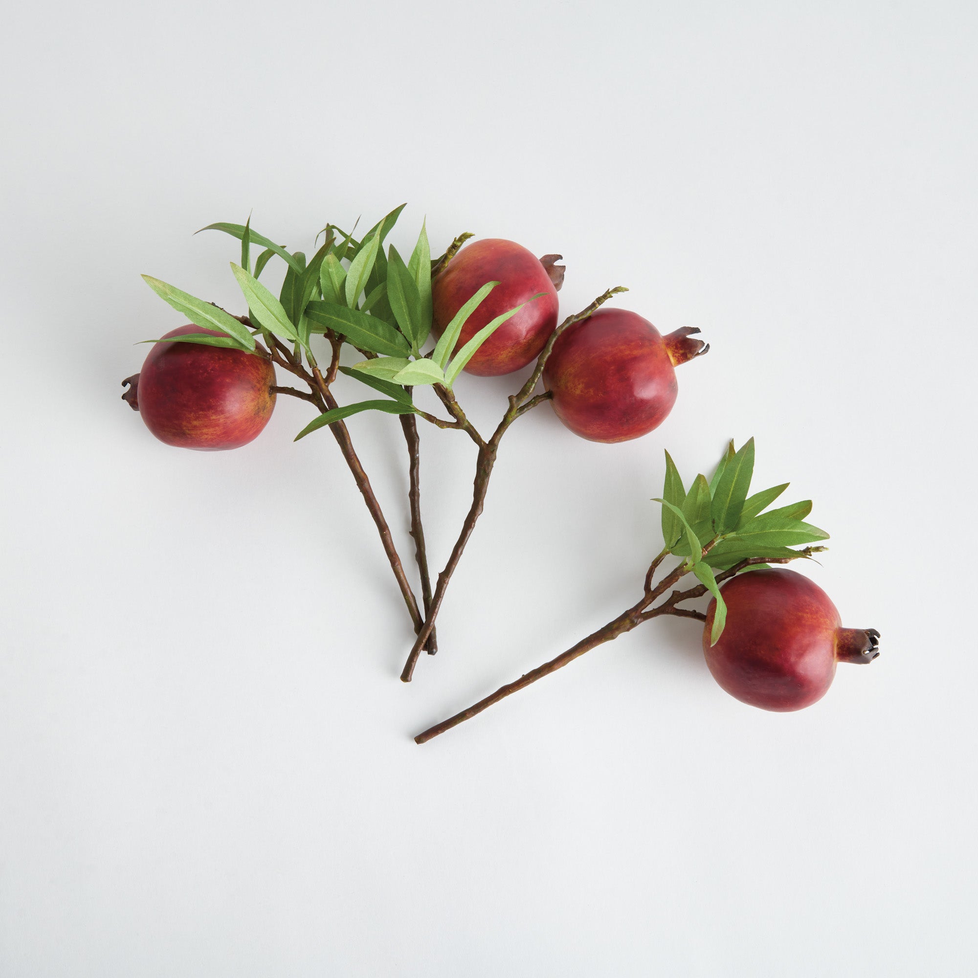 Ruby Pomegranate Picks 10" Set of 4