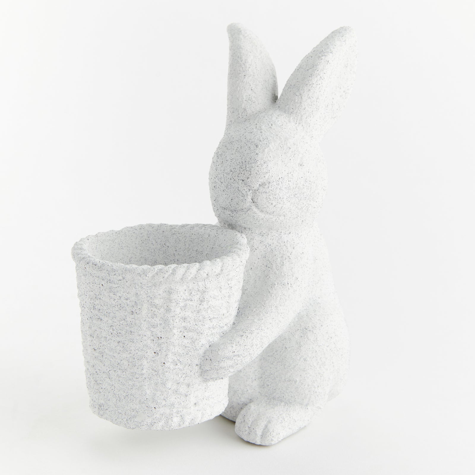 Jann Rabbit With Basket Pot