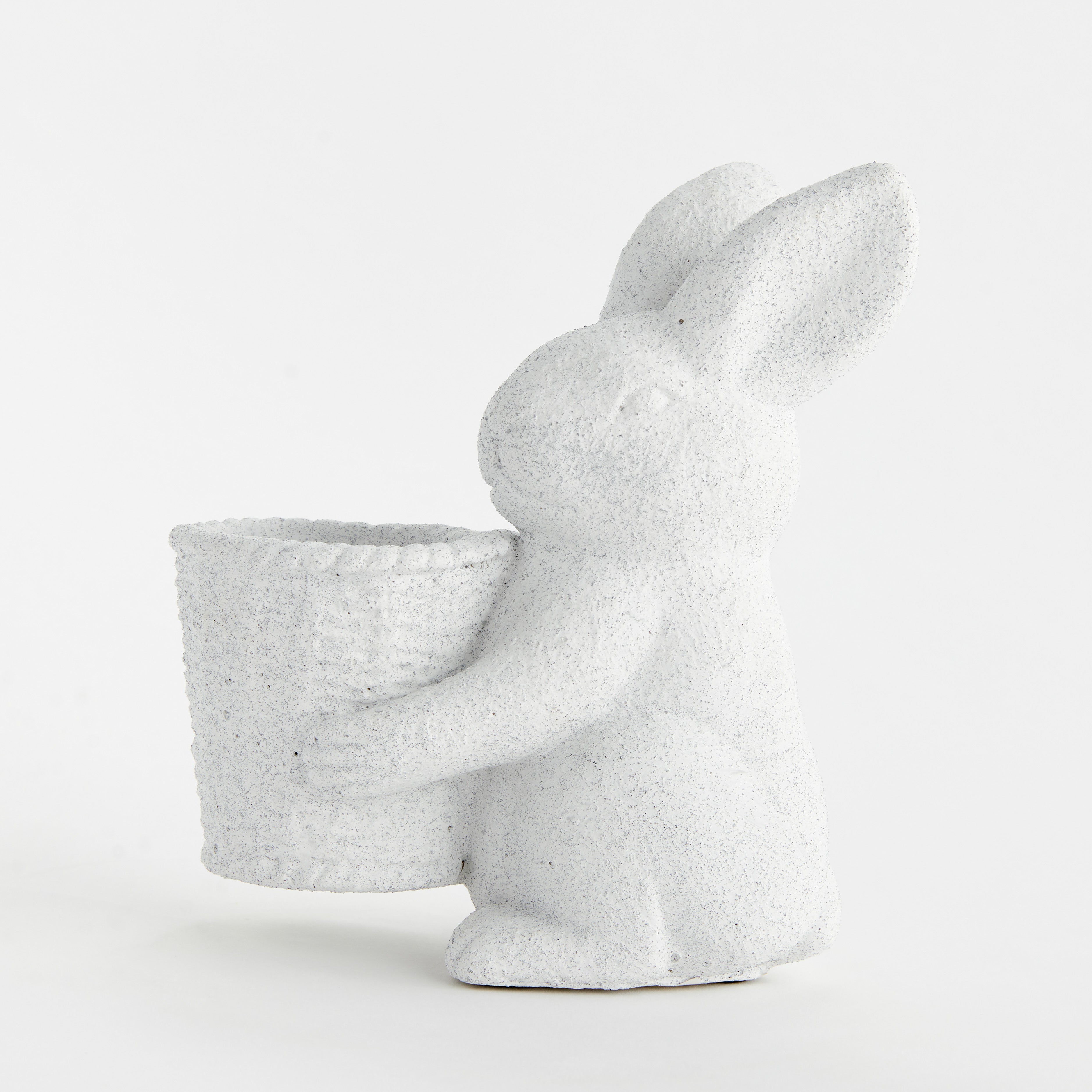 Jann Rabbit With Basket Pot