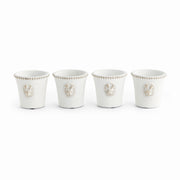 Minimalist Rabbit Mini Pots, Set of 4