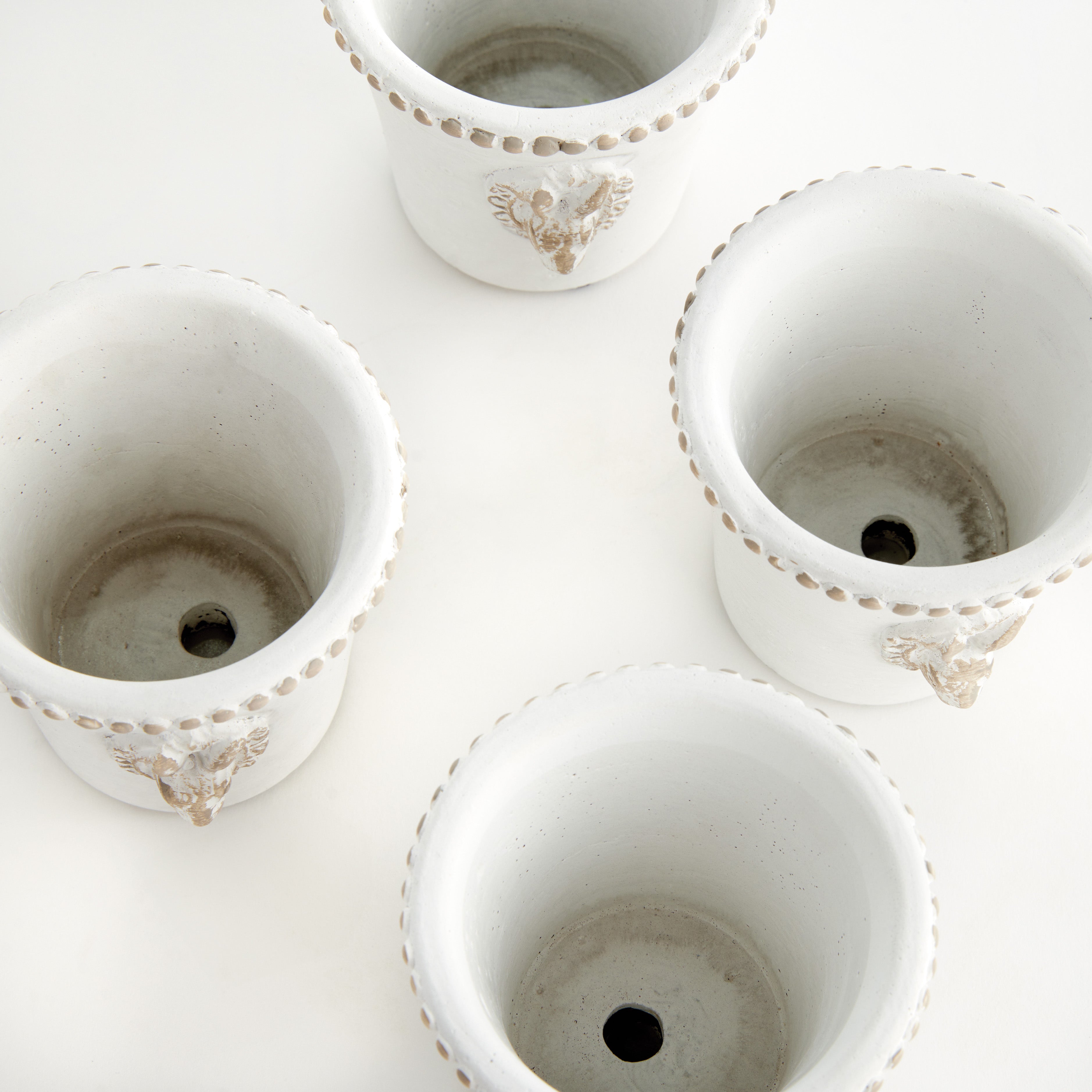 Minimalist Rabbit Mini Pots, Set of 4