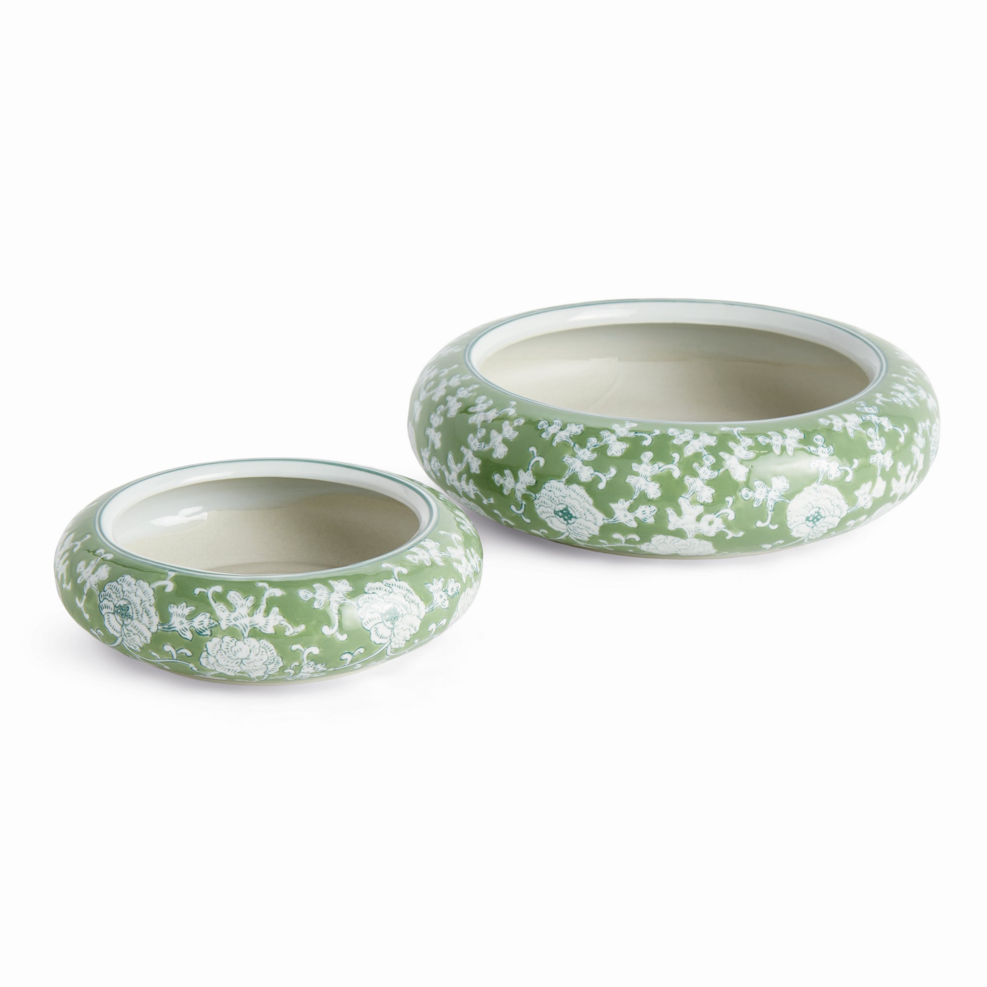 Julie Lotus Low Pots Large, Set of 4