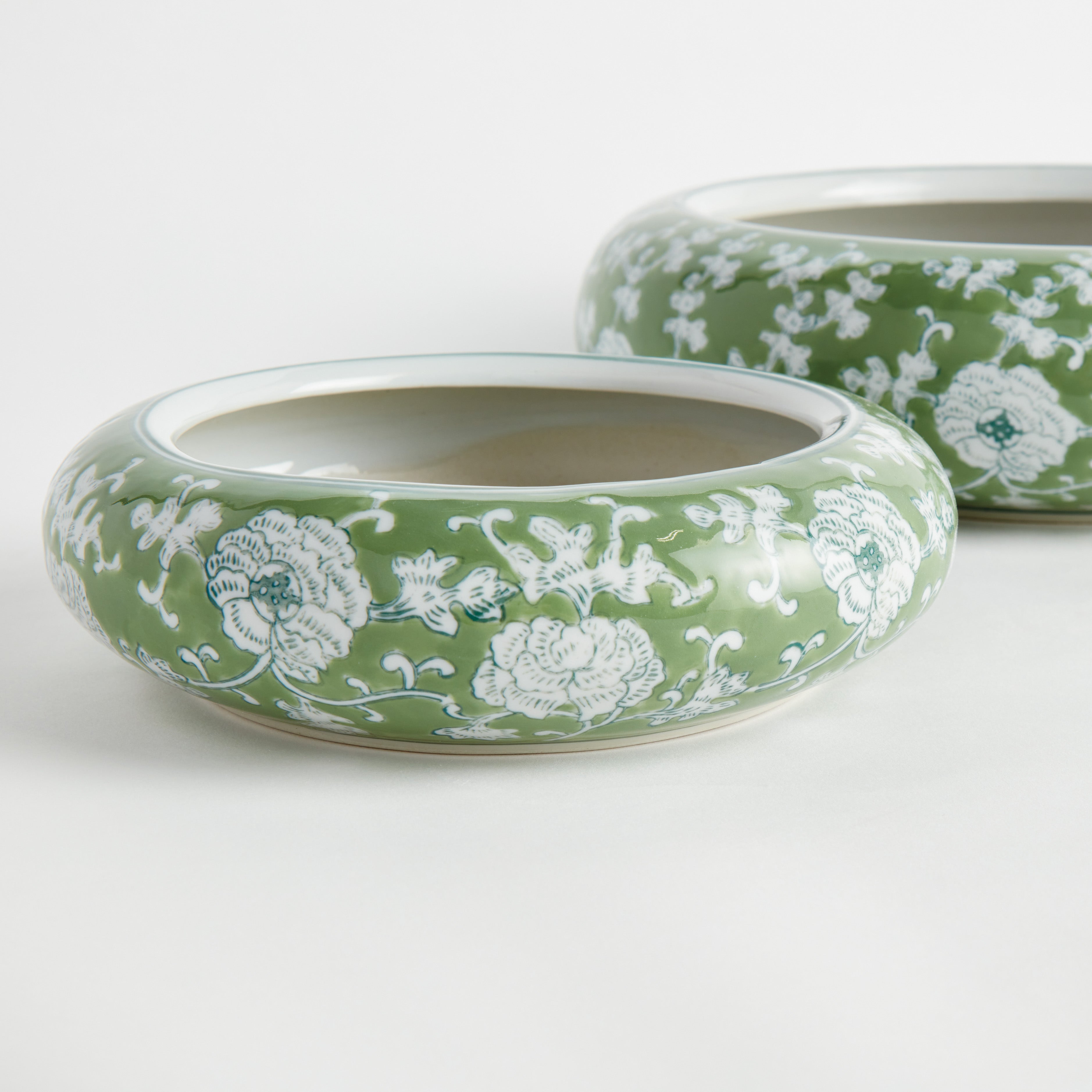 Julie Lotus Low Pots Large, Set of 4