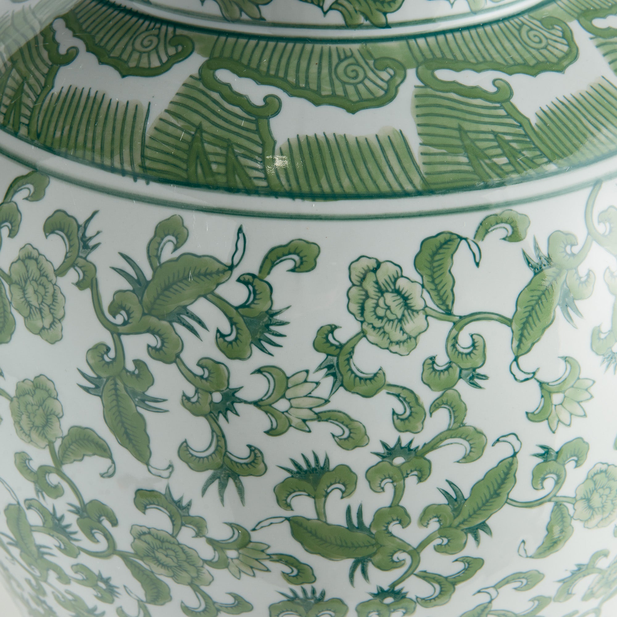 Julie Blossom Grande Lidded Ginger Jar