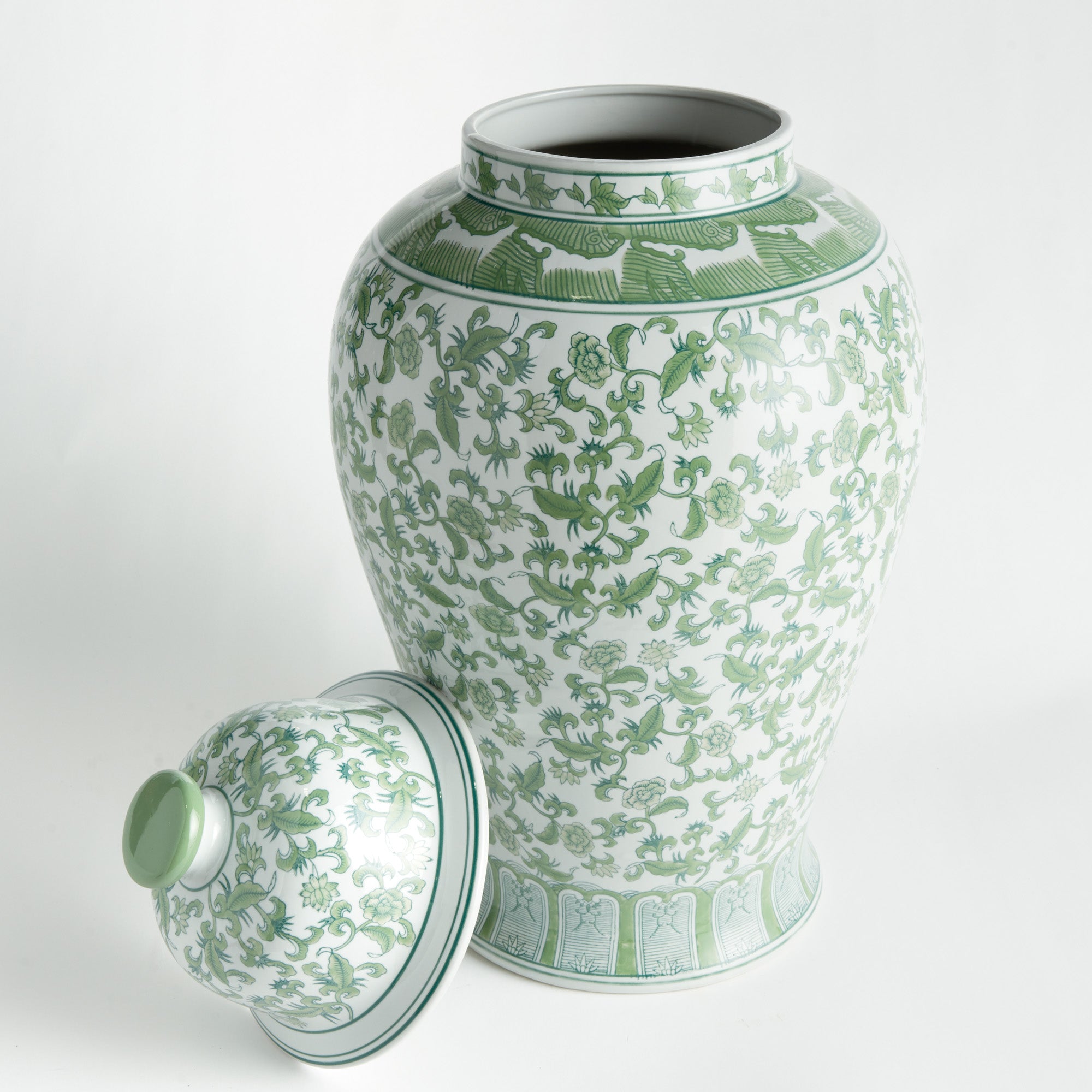 Julie Blossom Grande Lidded Ginger Jar