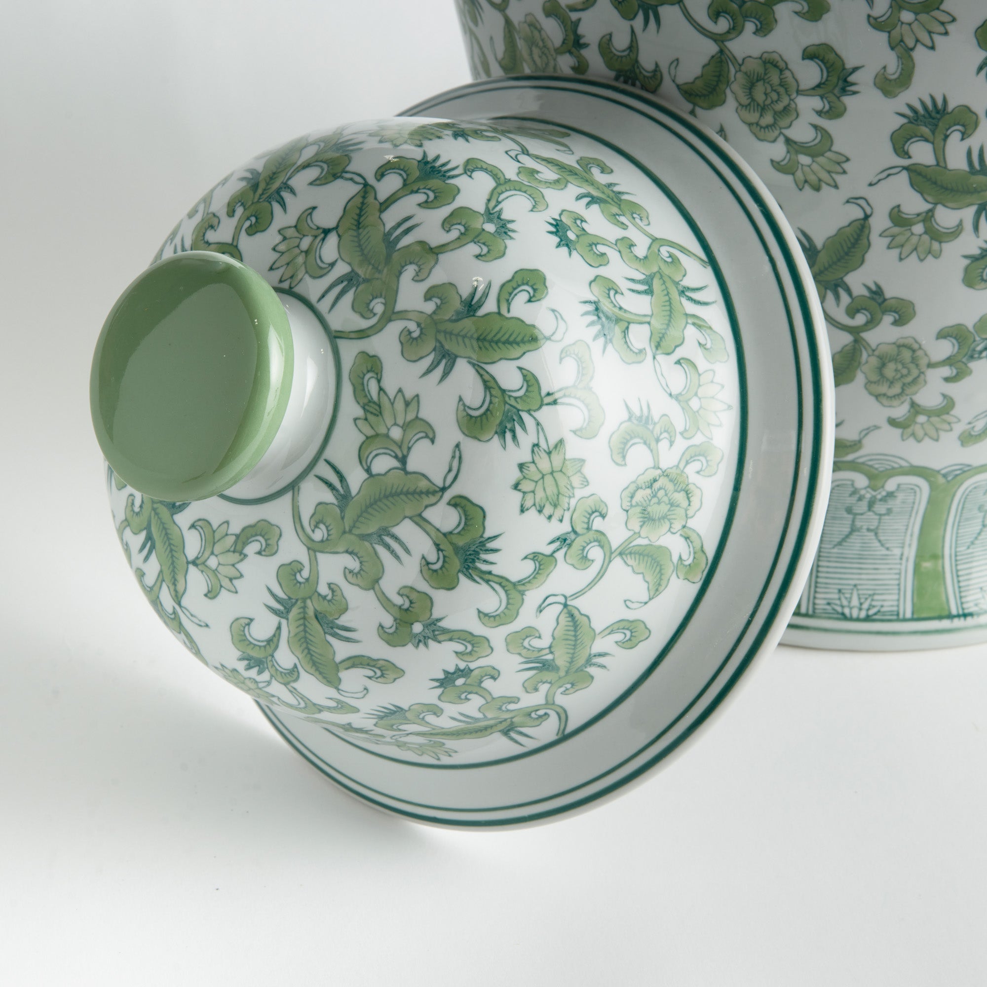 Julie Blossom Grande Lidded Ginger Jar