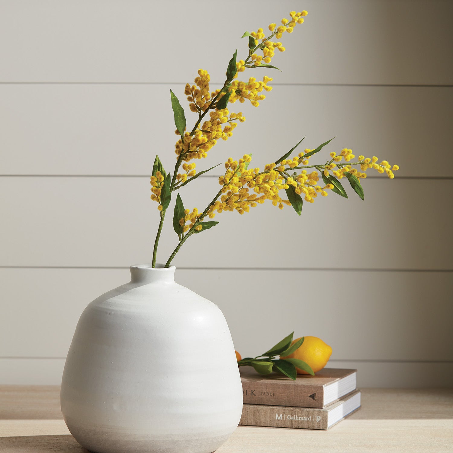 Mimosa Yellow Stems, Set of 6