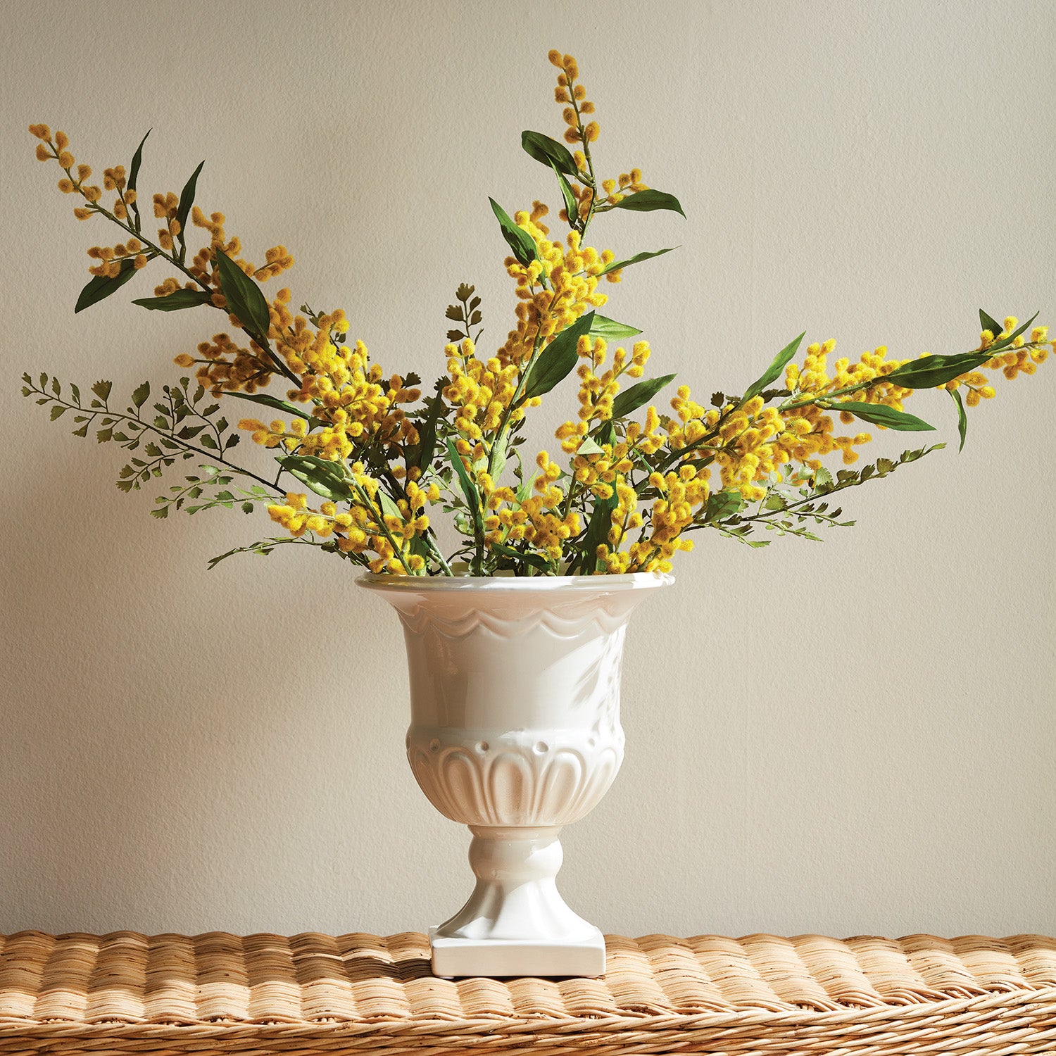 Mimosa Yellow Stems, Set of 6