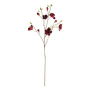 Crimson Magnolia Branches 50" Set of 2