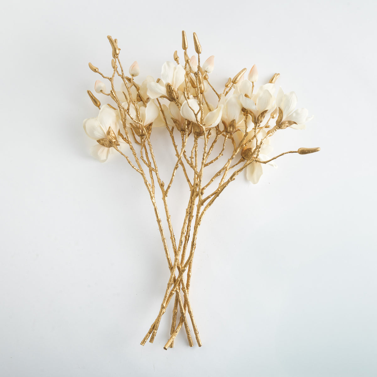 Golden Magnolia Twigs Set of 6