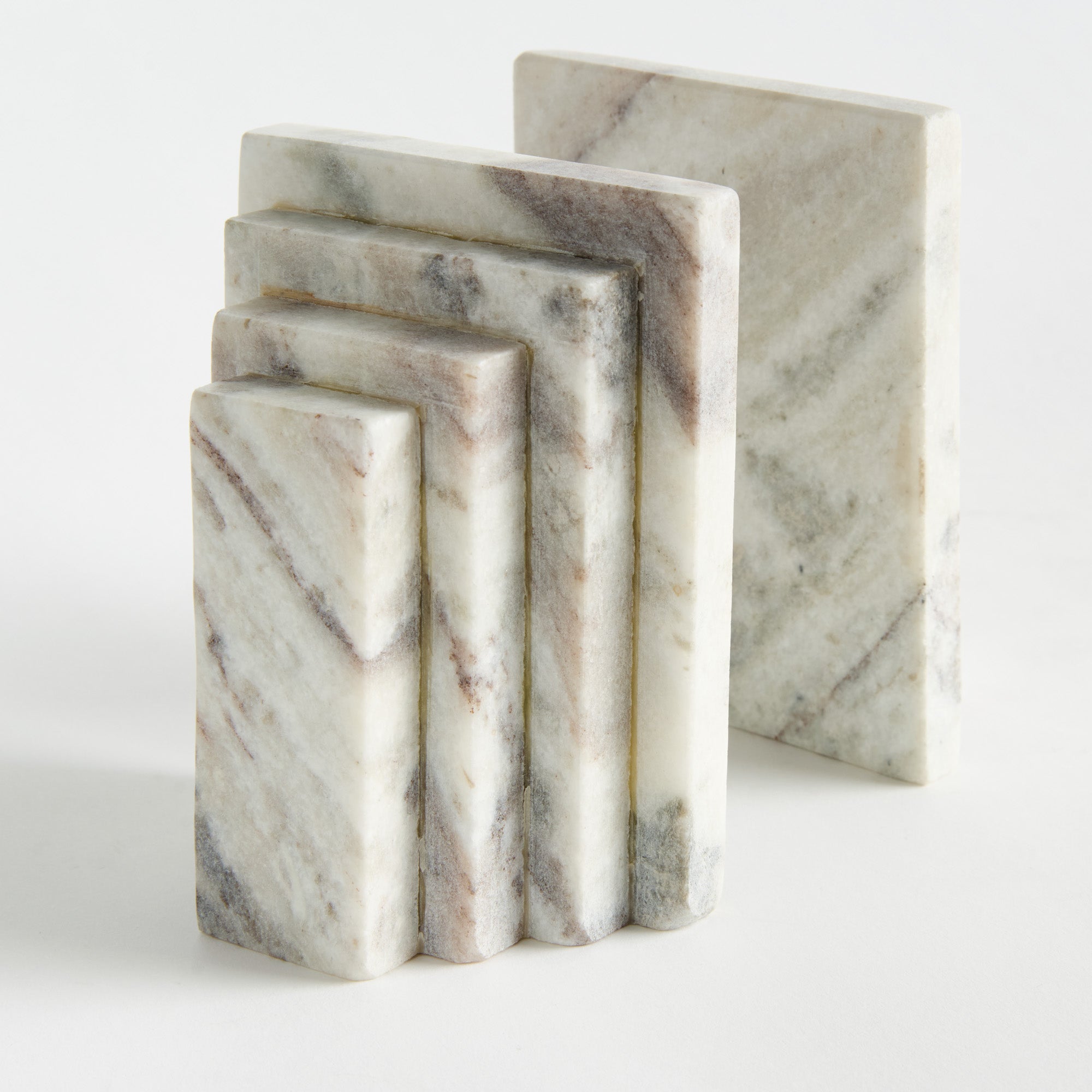 Veya Marble Bookends Set of 2