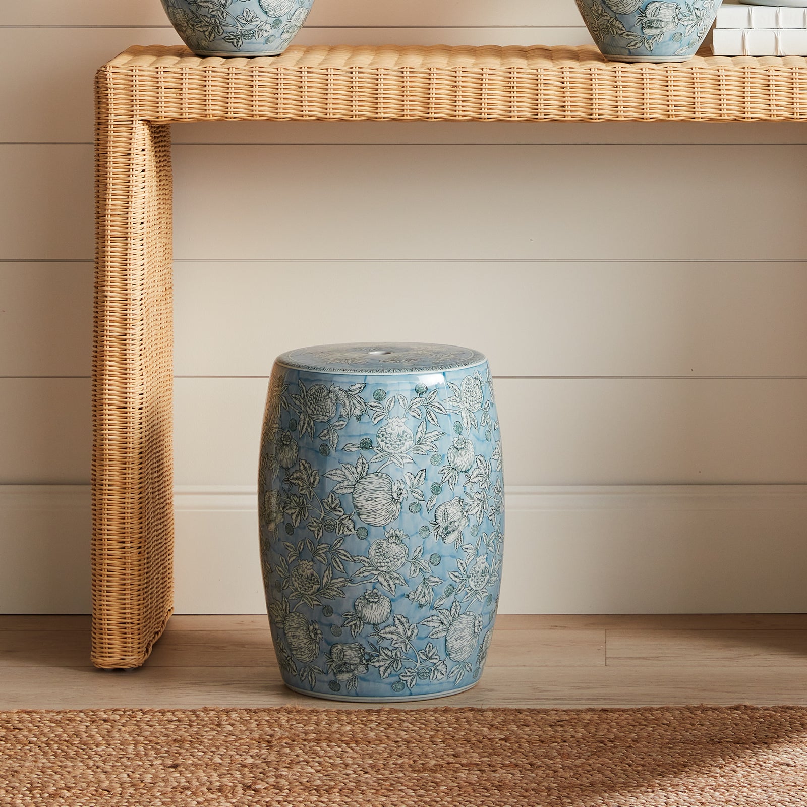 Pomegranate Impression Stool