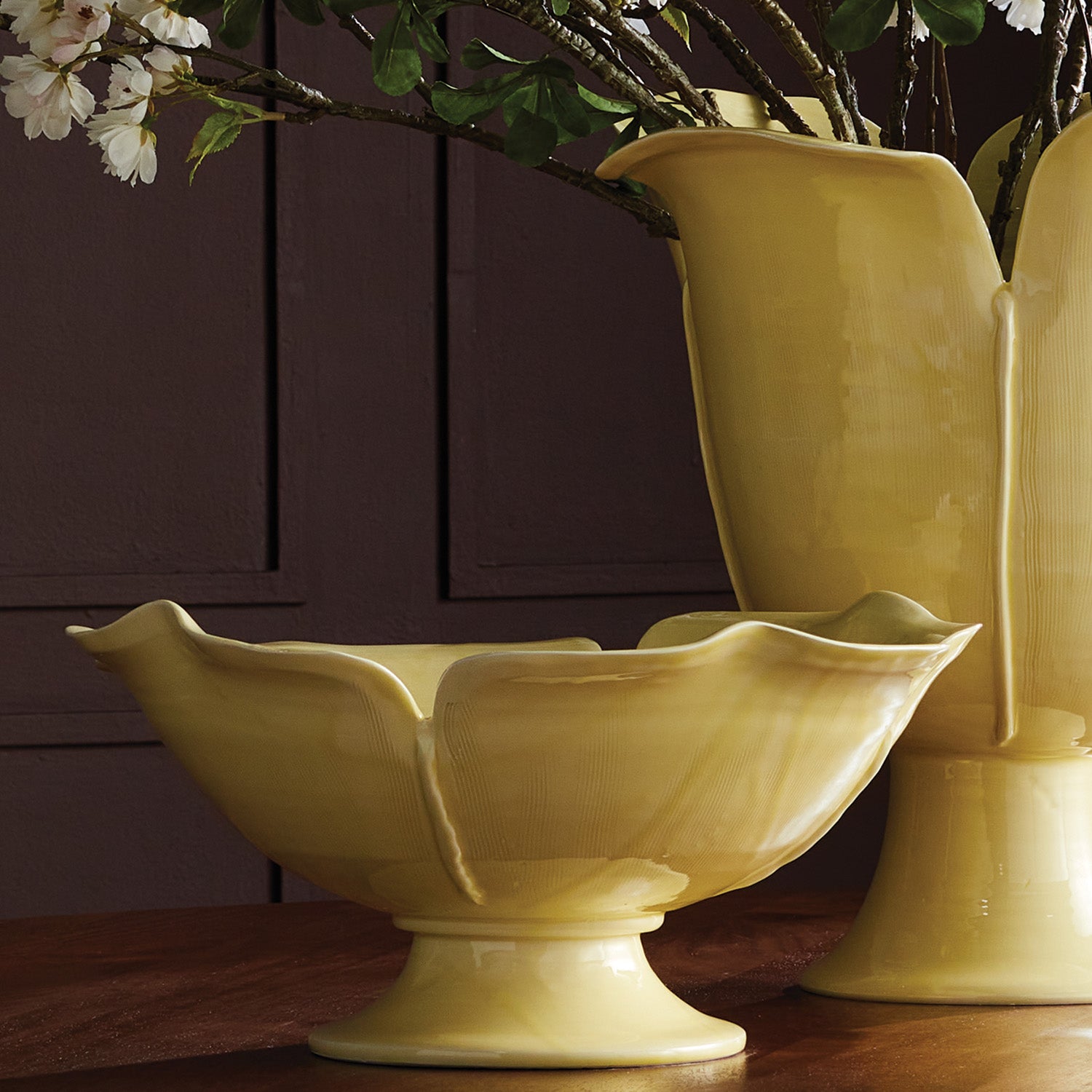 Leo Decorative Footed Bowl