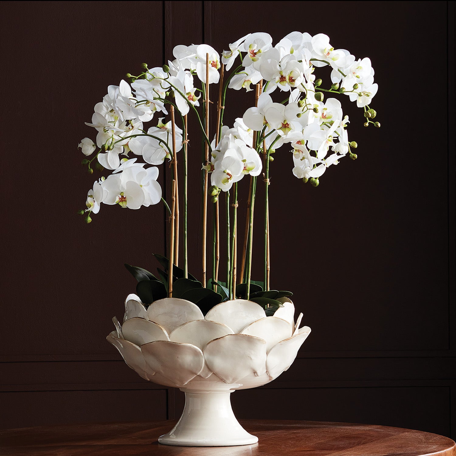 Dela Rosa Grande Footed Decorative Bowl