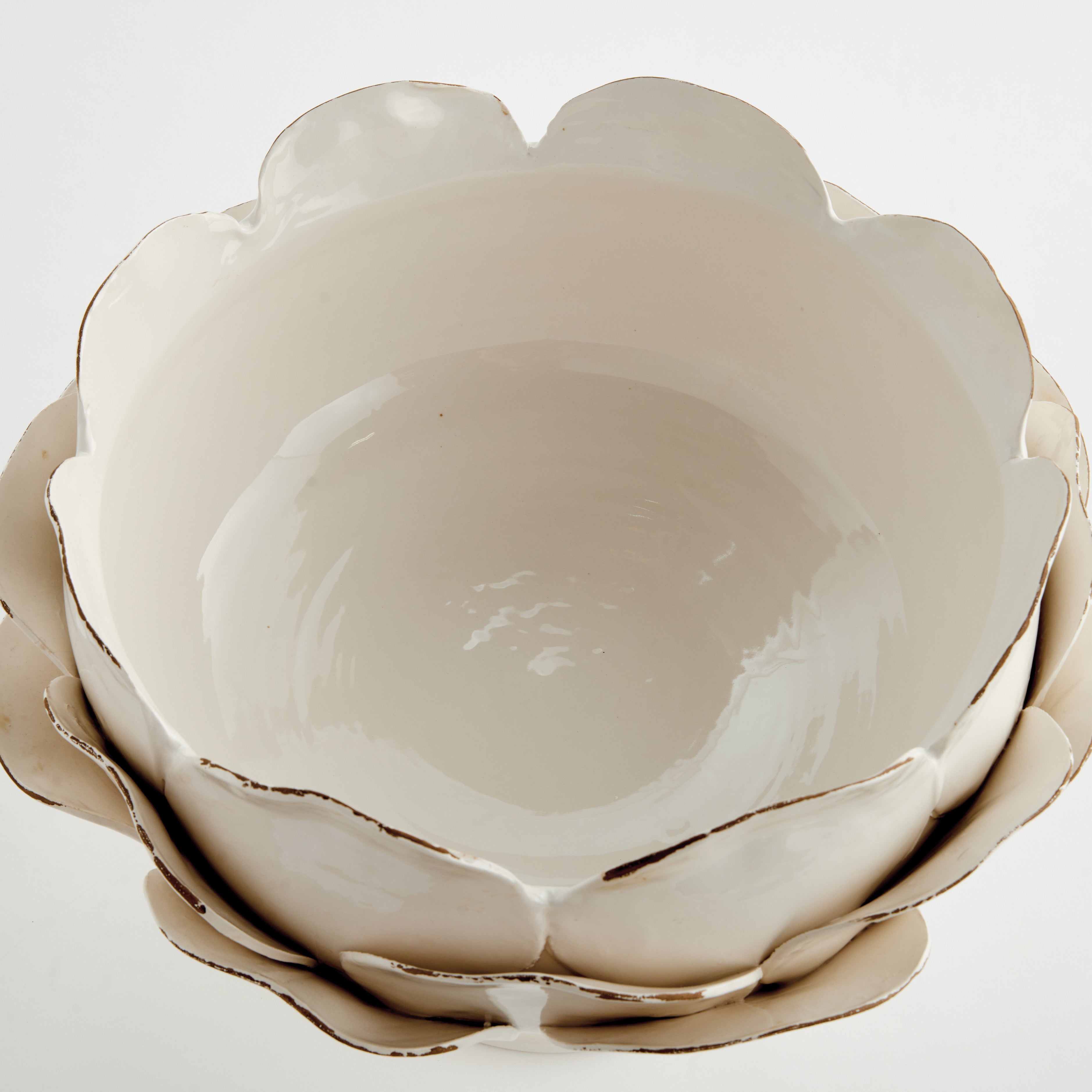 Dela Rosa Grande Footed Decorative Bowl