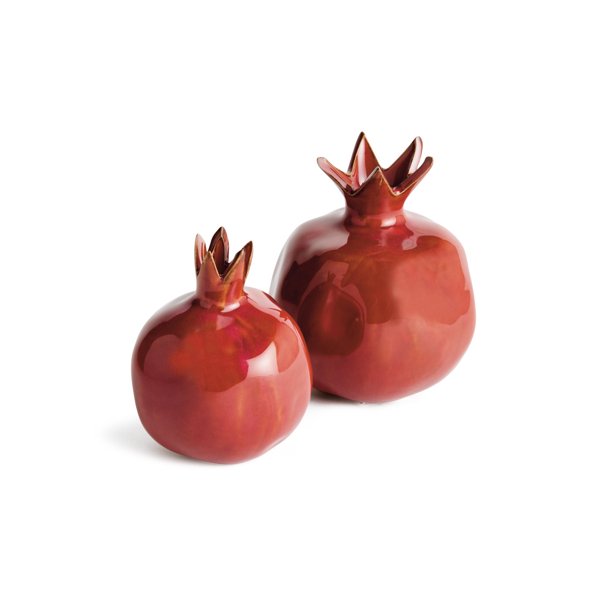 Pomegranate Charm Bud Vases Set of 2