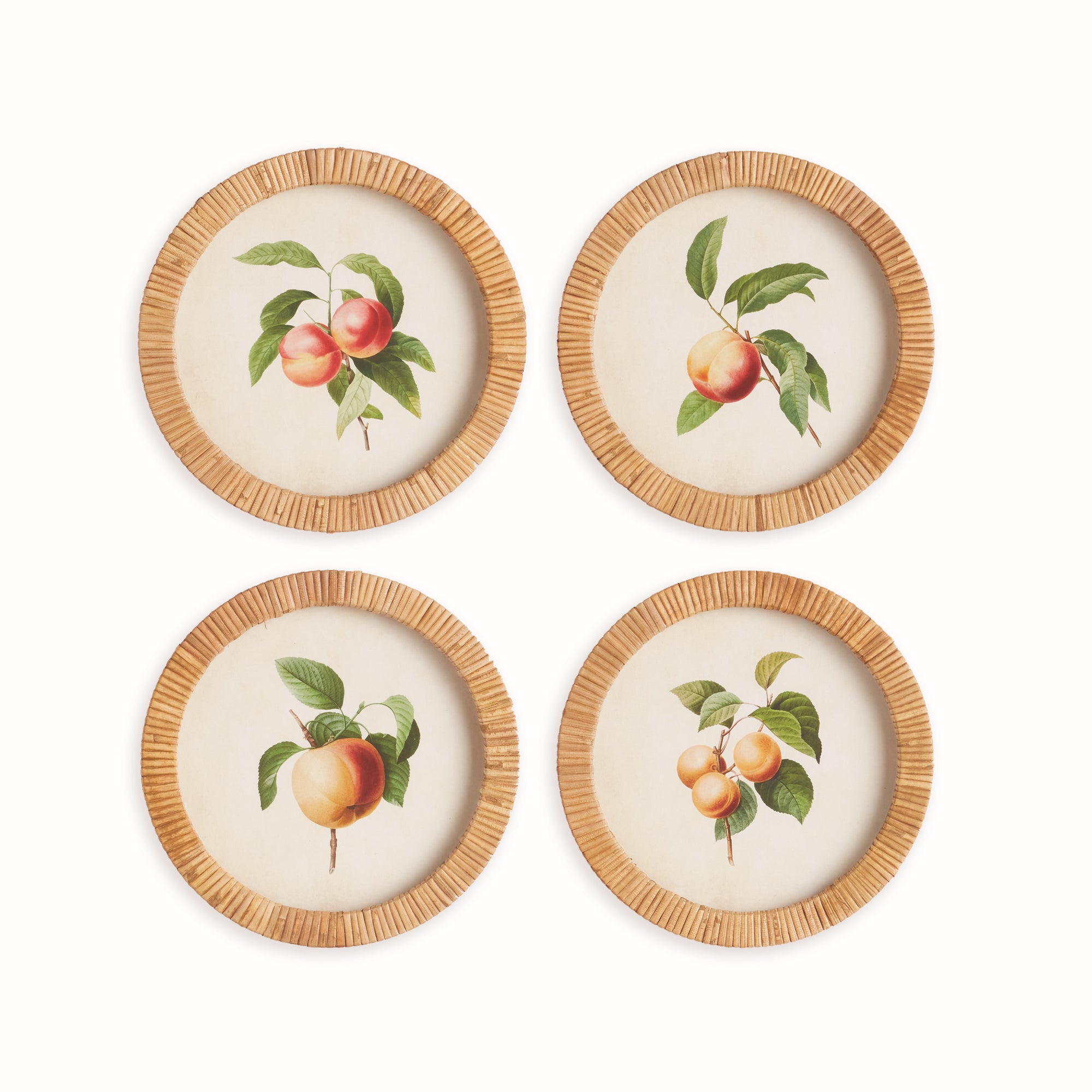 Little Peach Cuttings Prints, Set of 4