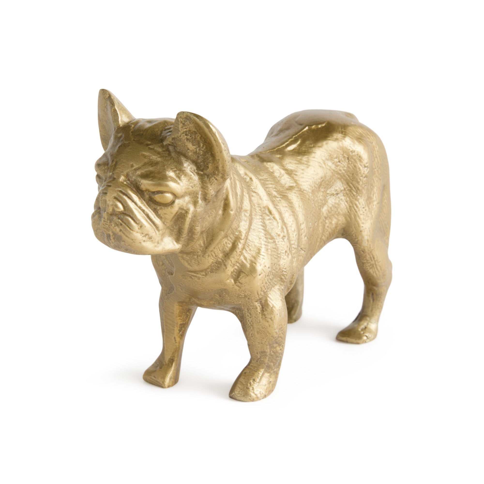Golden Bulldog Sculpture