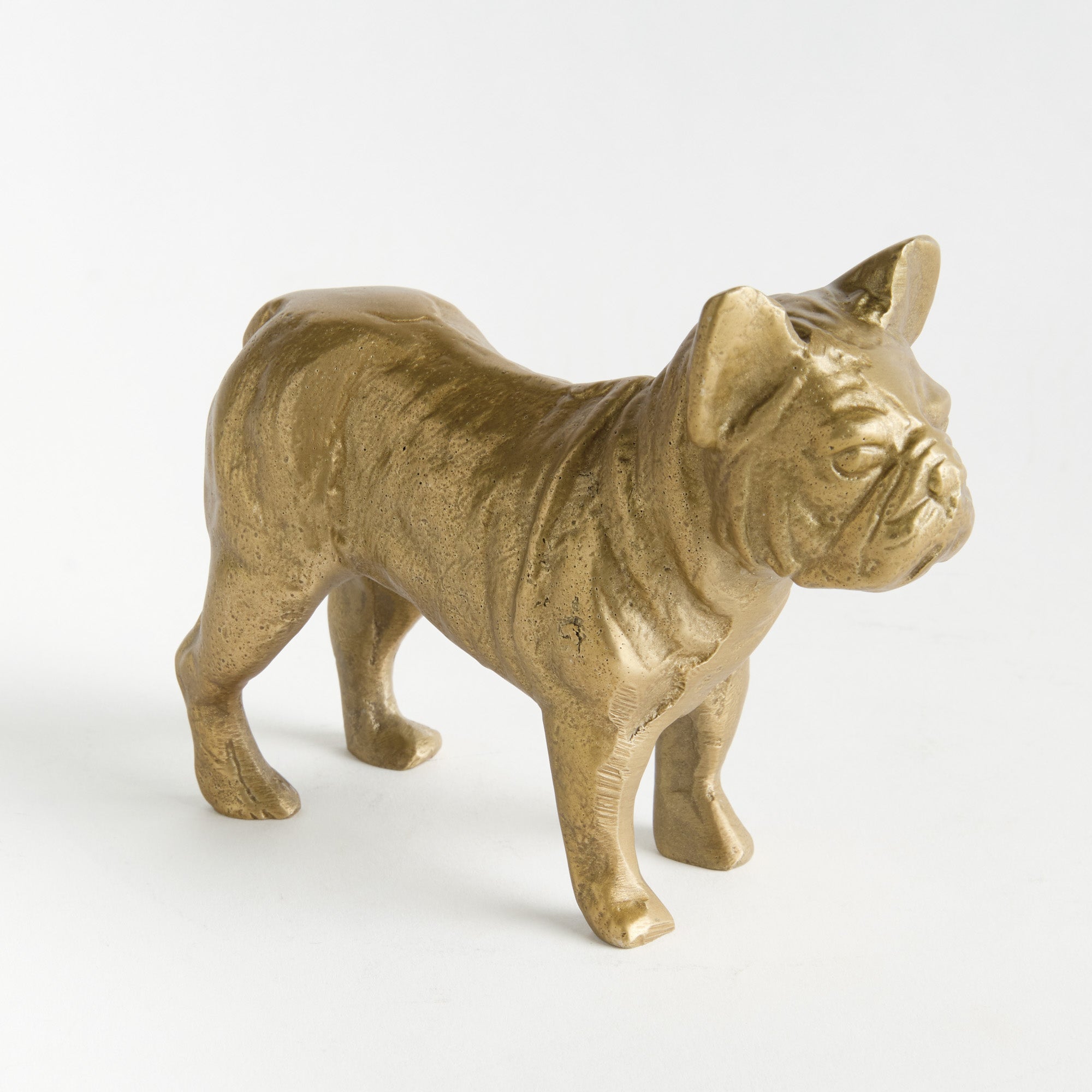 Golden Bulldog Sculpture