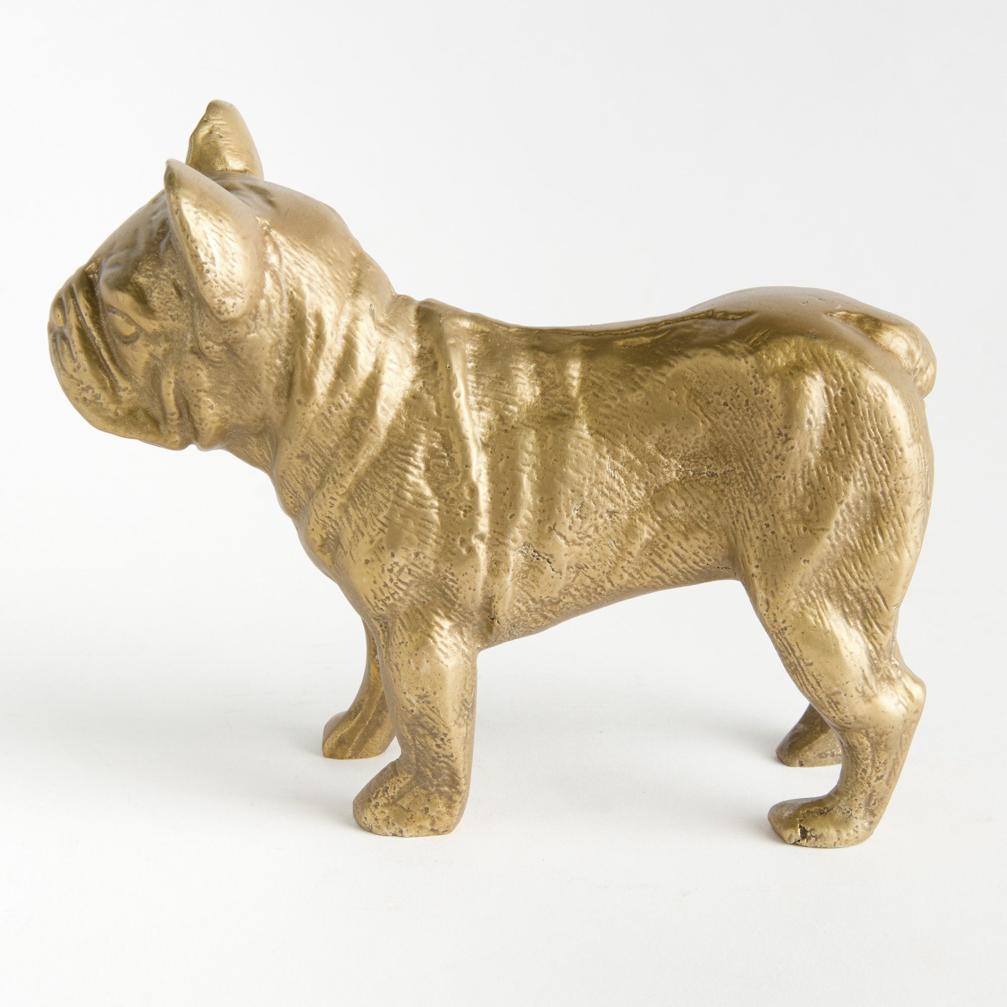 Golden Bulldog Sculpture
